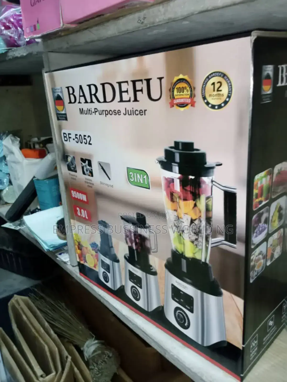 Heavy Duty 6 in 1 Bardefu Blender ,9500w