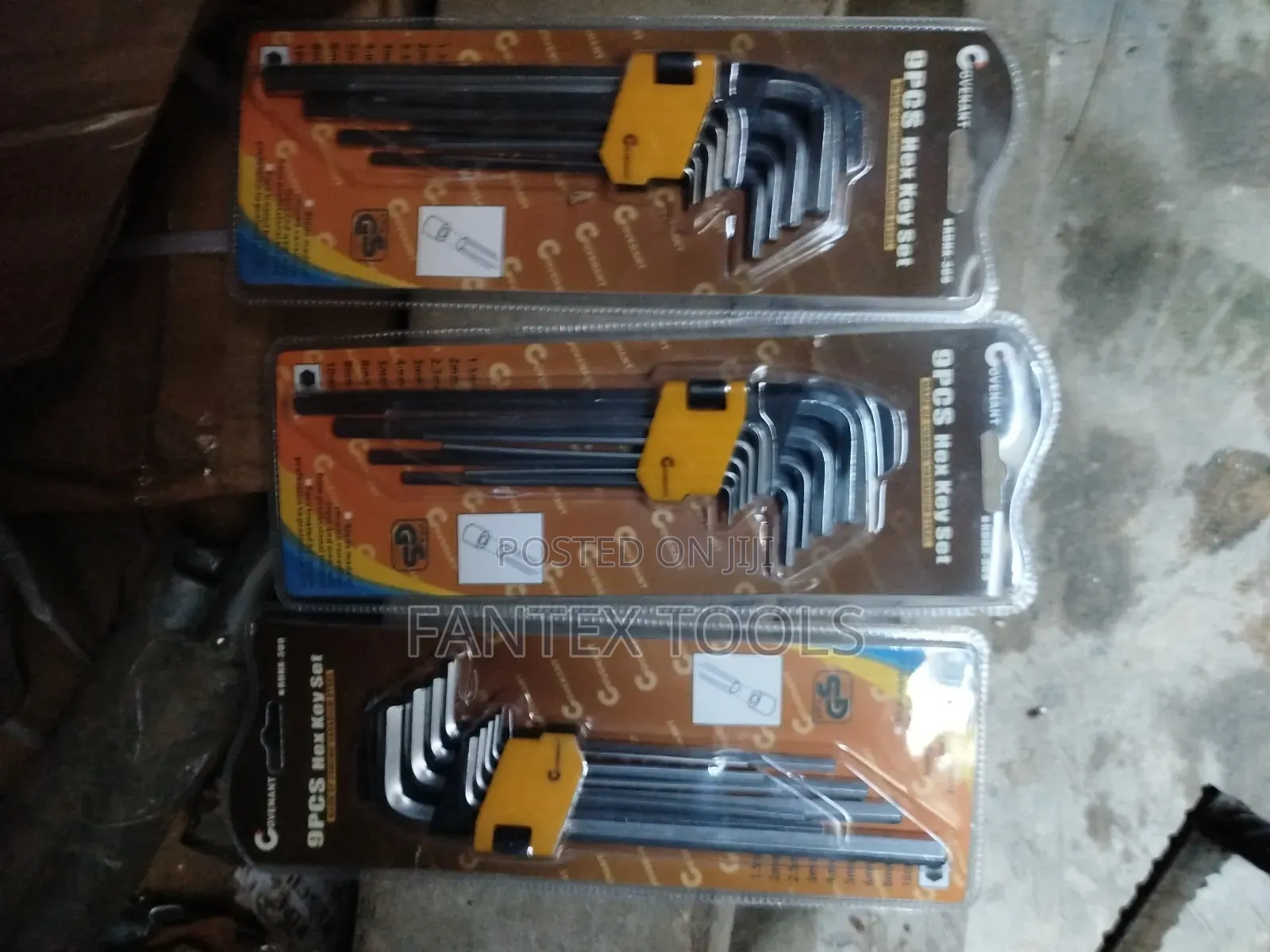 Hex Key Set,9 Pc's.