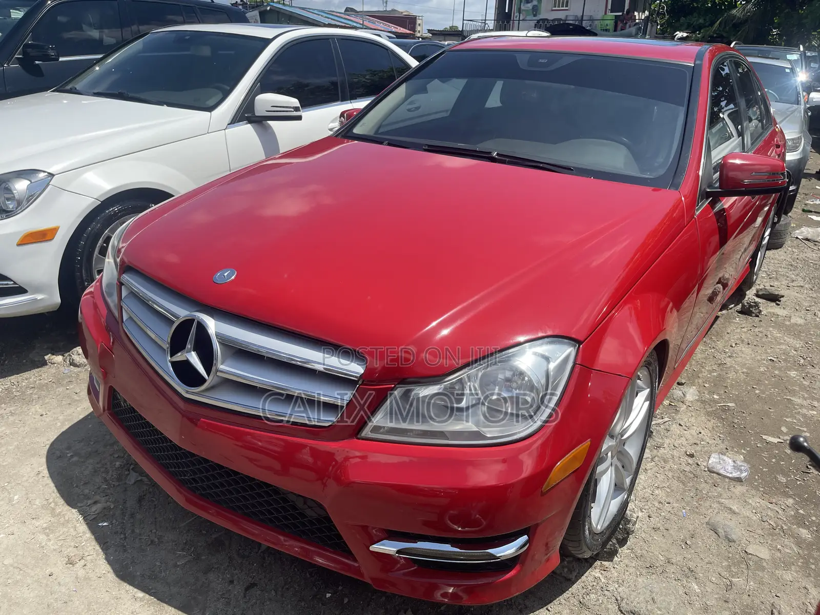 Mercedes-Benz C300 2013 Red