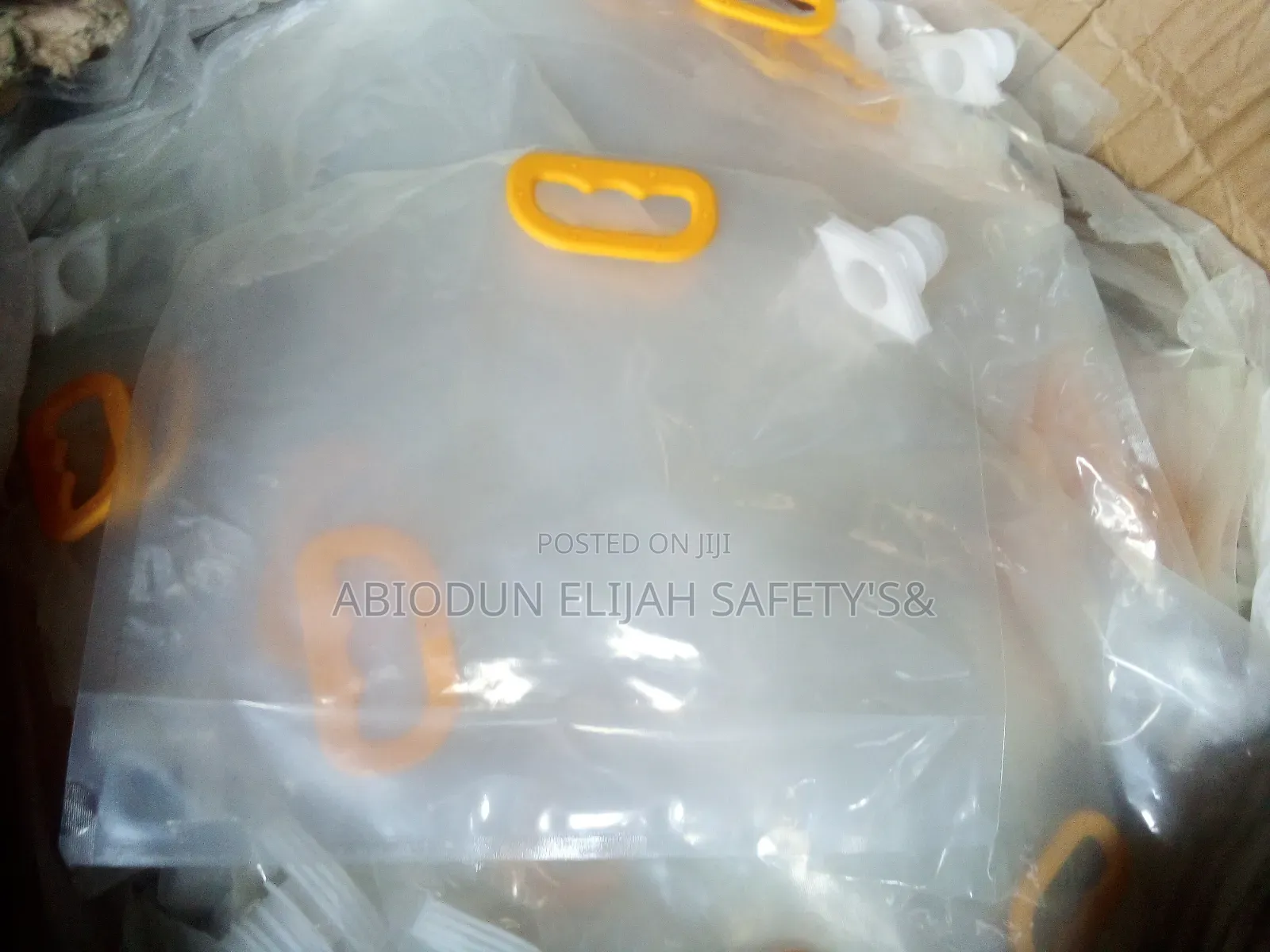 Transparent Rubber Nylon Water Bottle