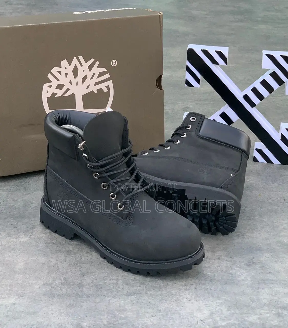 Timberland 6 Inch Premium Waterproof Black Color Boots