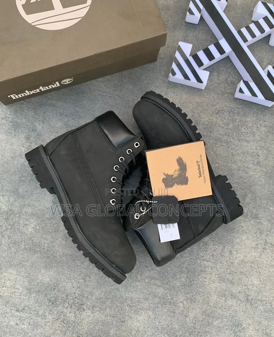 Timberland 6 Inch Premium Waterproof Black Color Boots