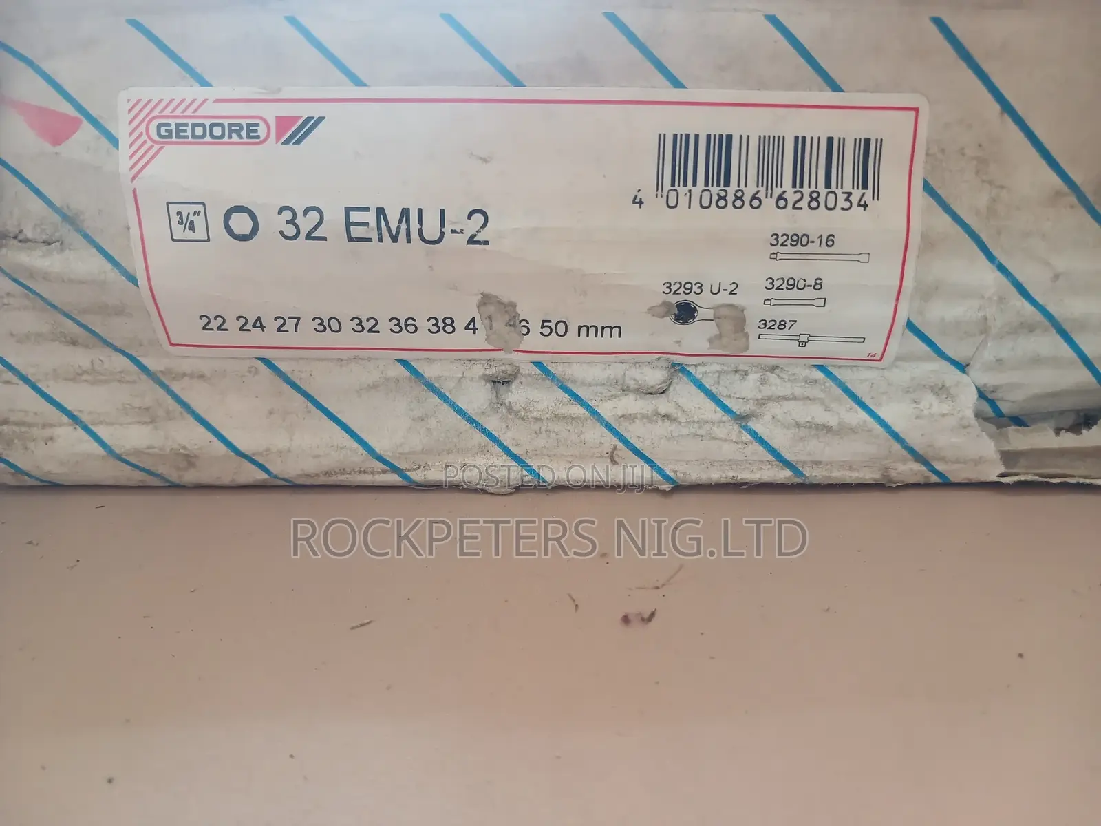 Gedore 6280340 (Series 32 EMU-2) Socket Set 3/4′′ 14 PCS Hex