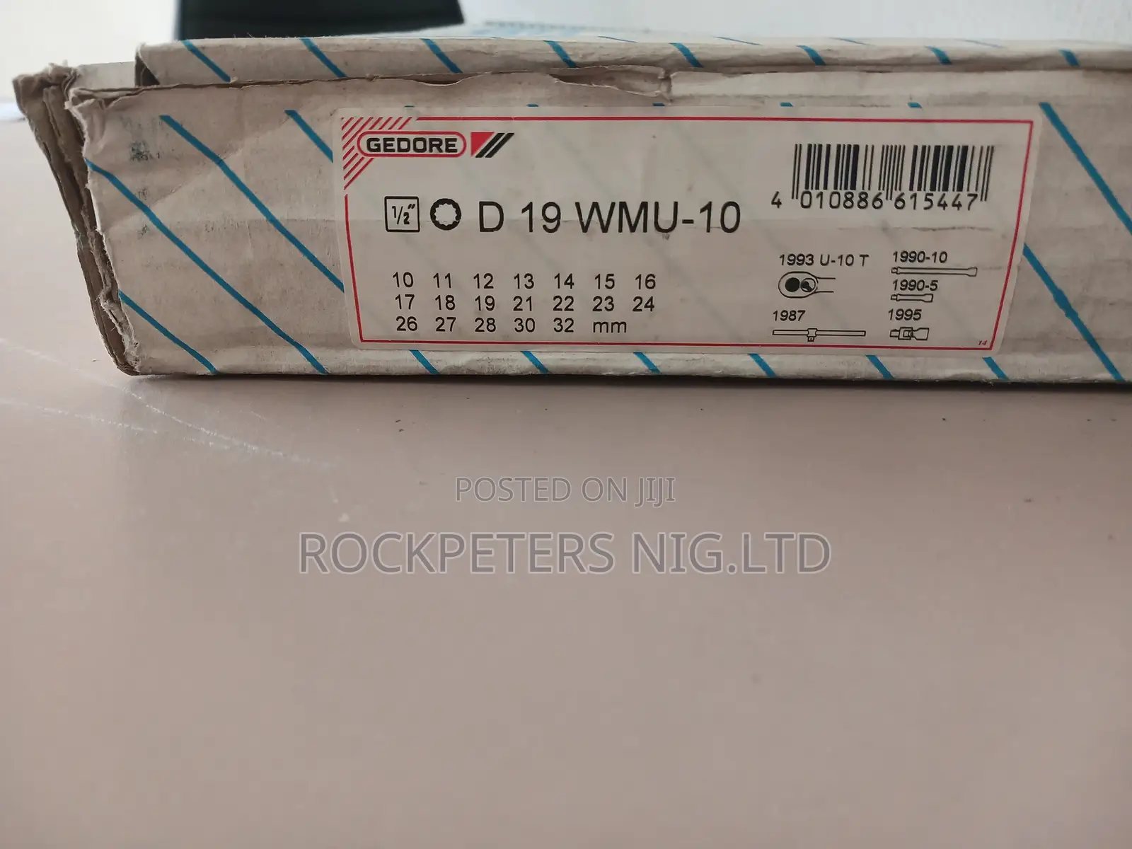 Gedore D 19 WMU 10 Socket Spanner Set 1/2 Inch 24 Piece UD 1