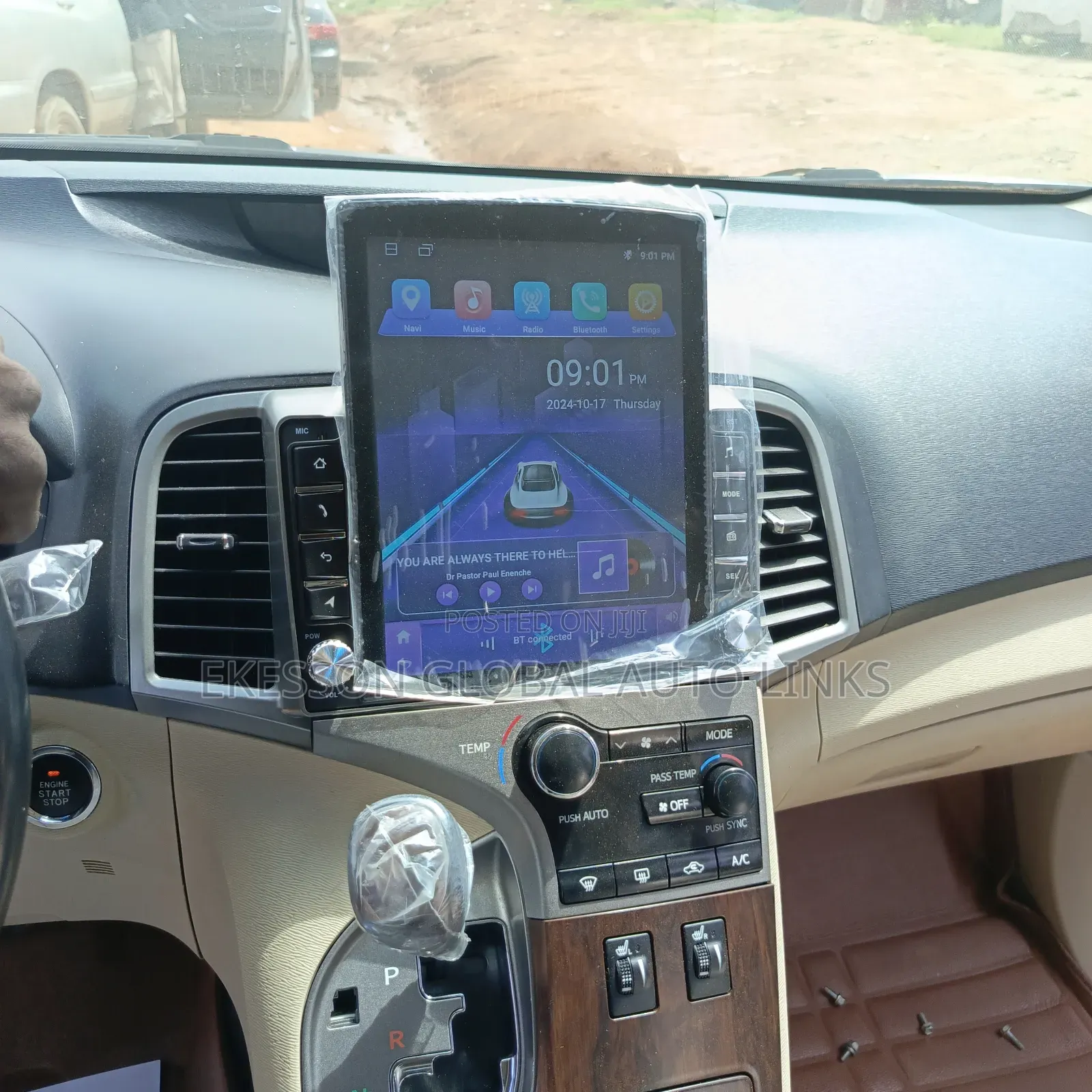 Toyota Venza Android Tesla Screen Stereo With Reverse Camera