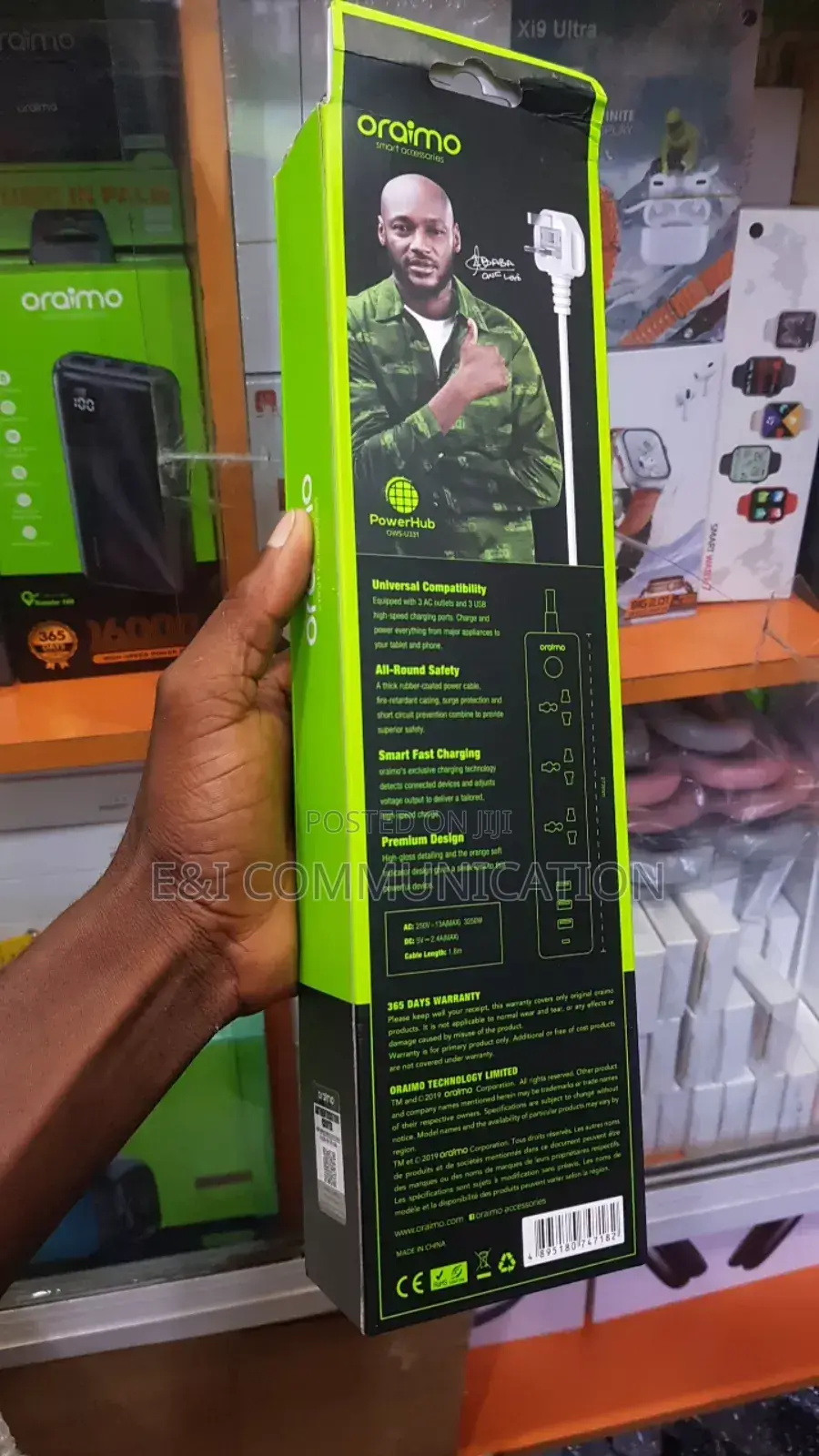 Oraimo, Extension Smart Charging Soket.