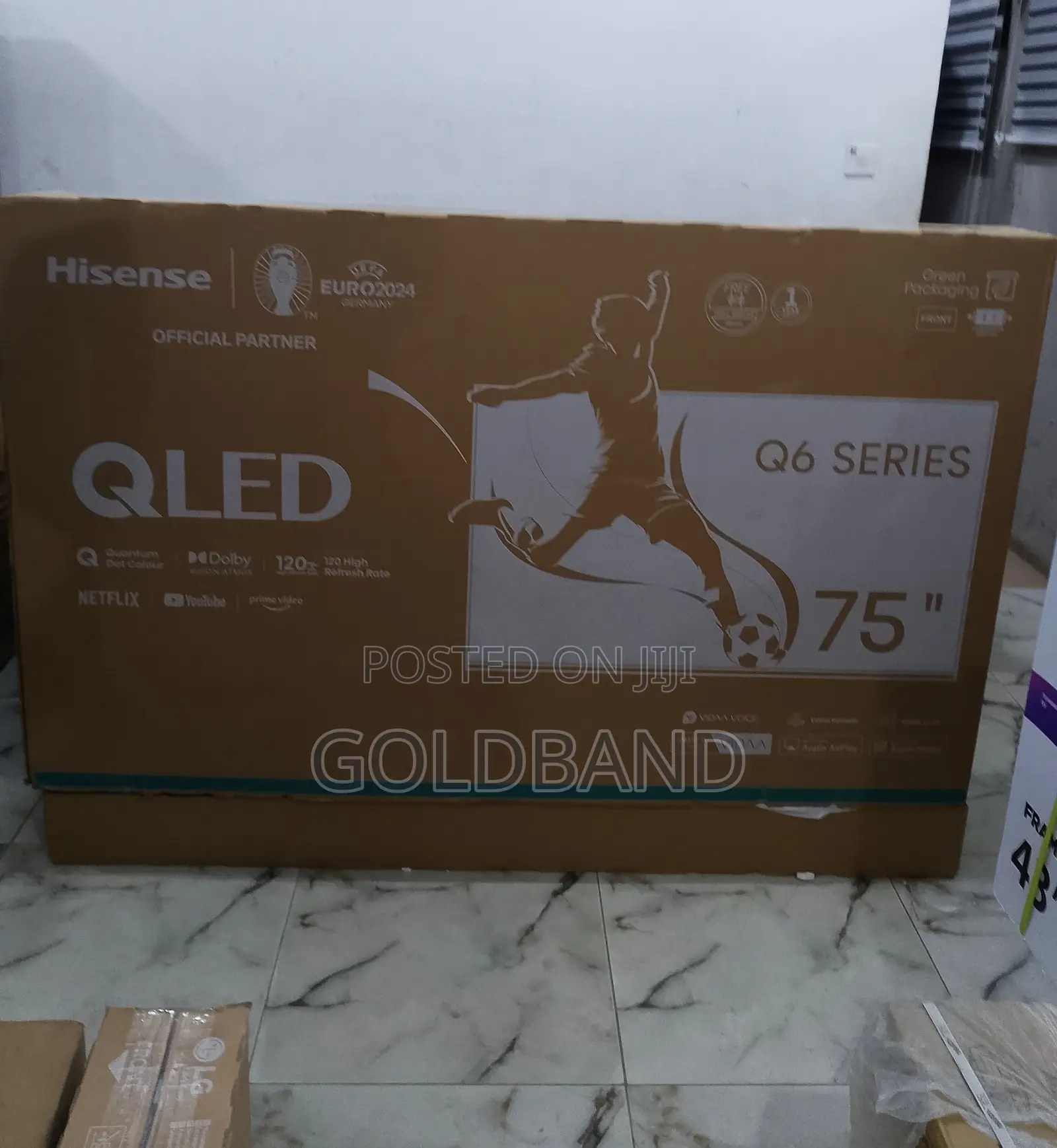 Hisense 75" Qled Smart TV Q6series (High Quality Resolution)