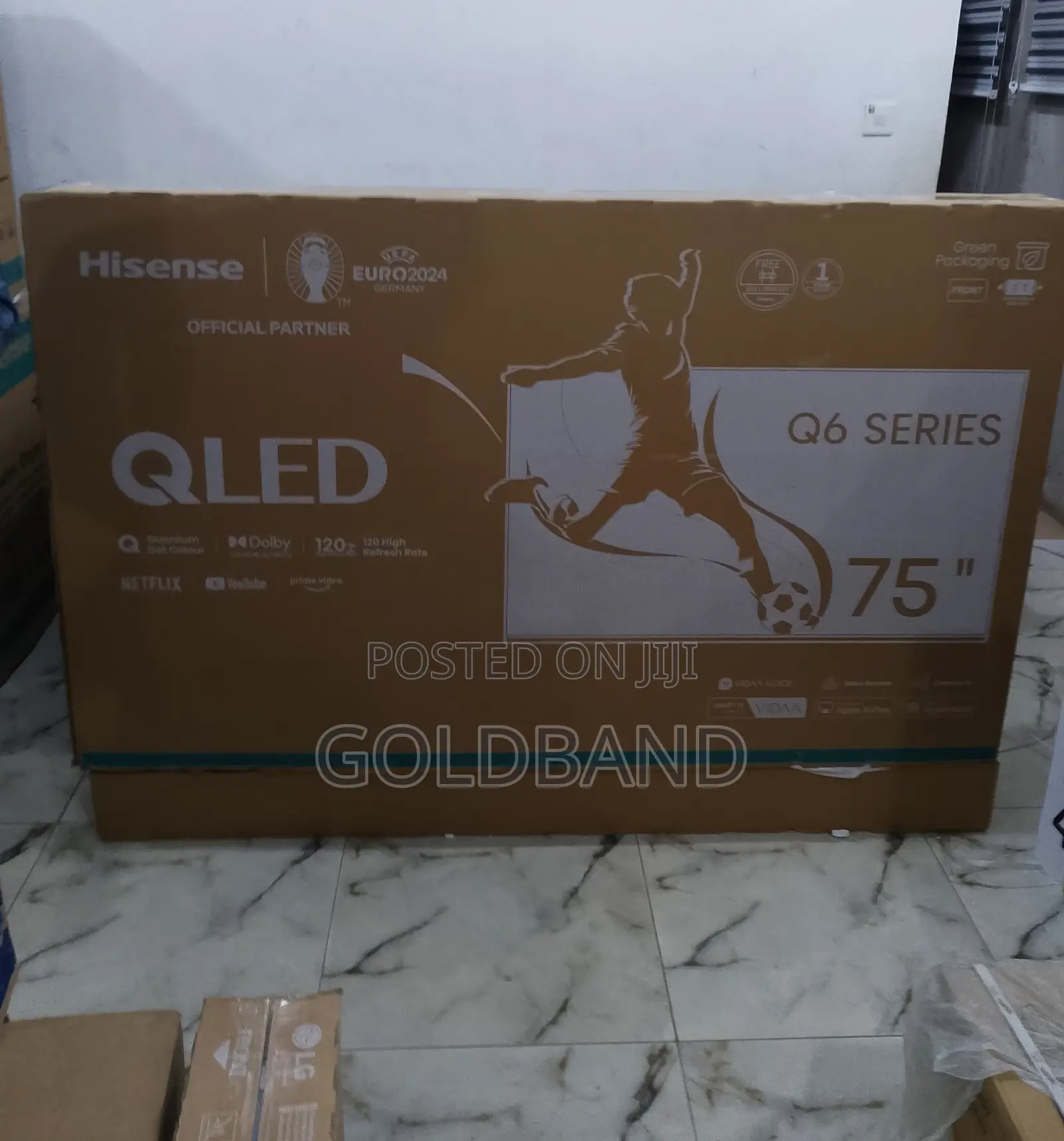 Hisense 75" Qled HDMI Q6series Smart TV (75Q6N)