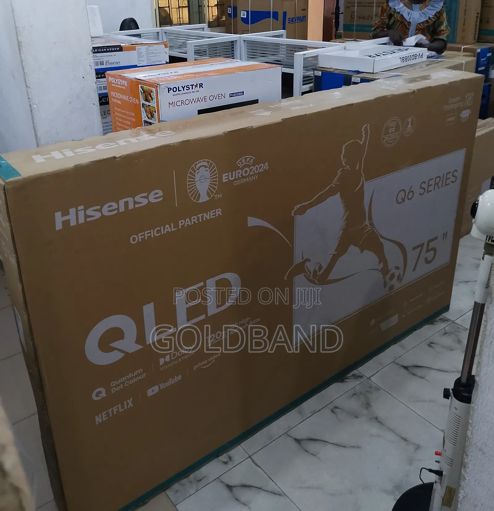 Hisense 75" Qled HDMI Q6series Smart TV (75Q6N)