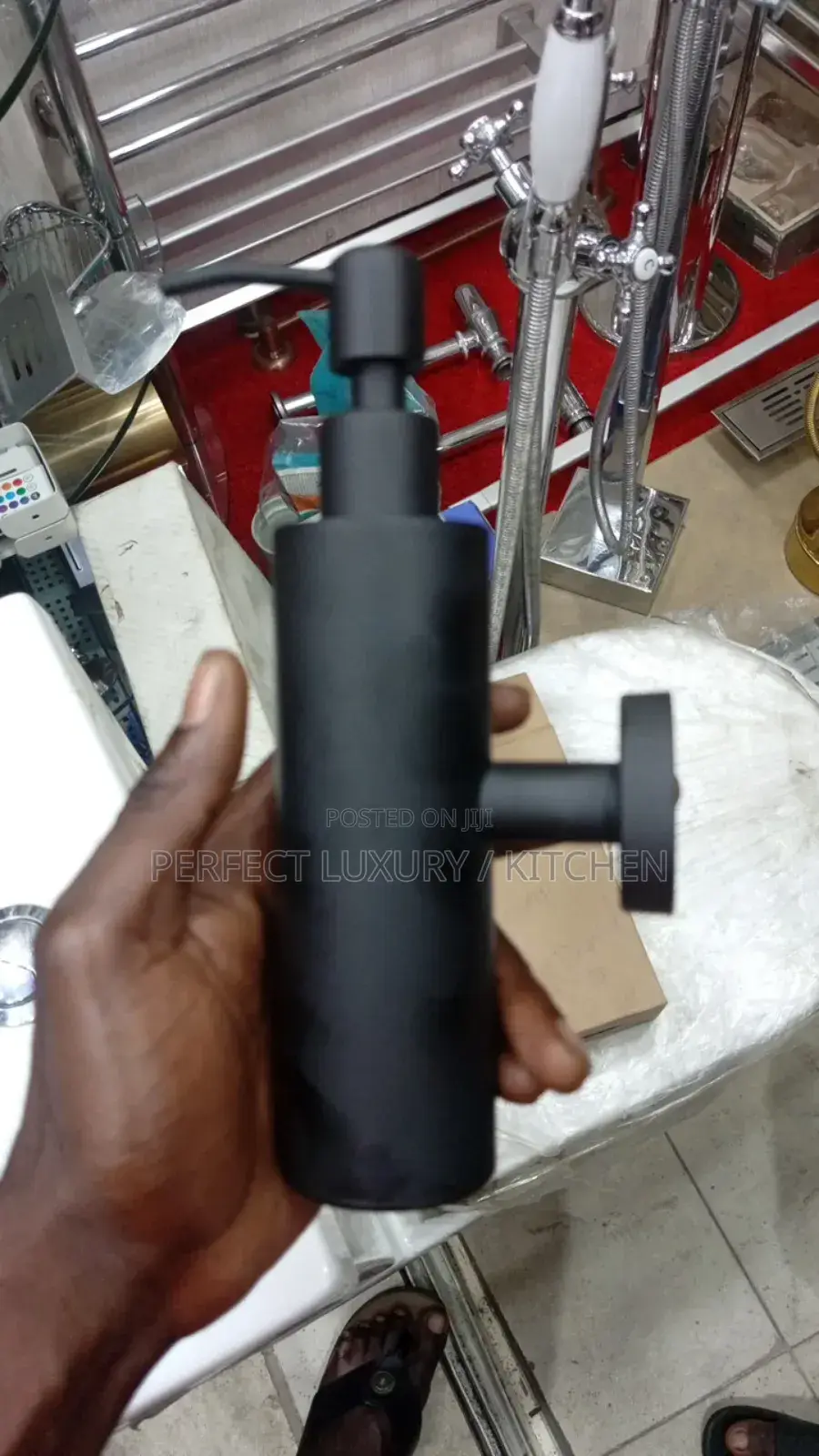 Black Wall Hang Soap Dispensers