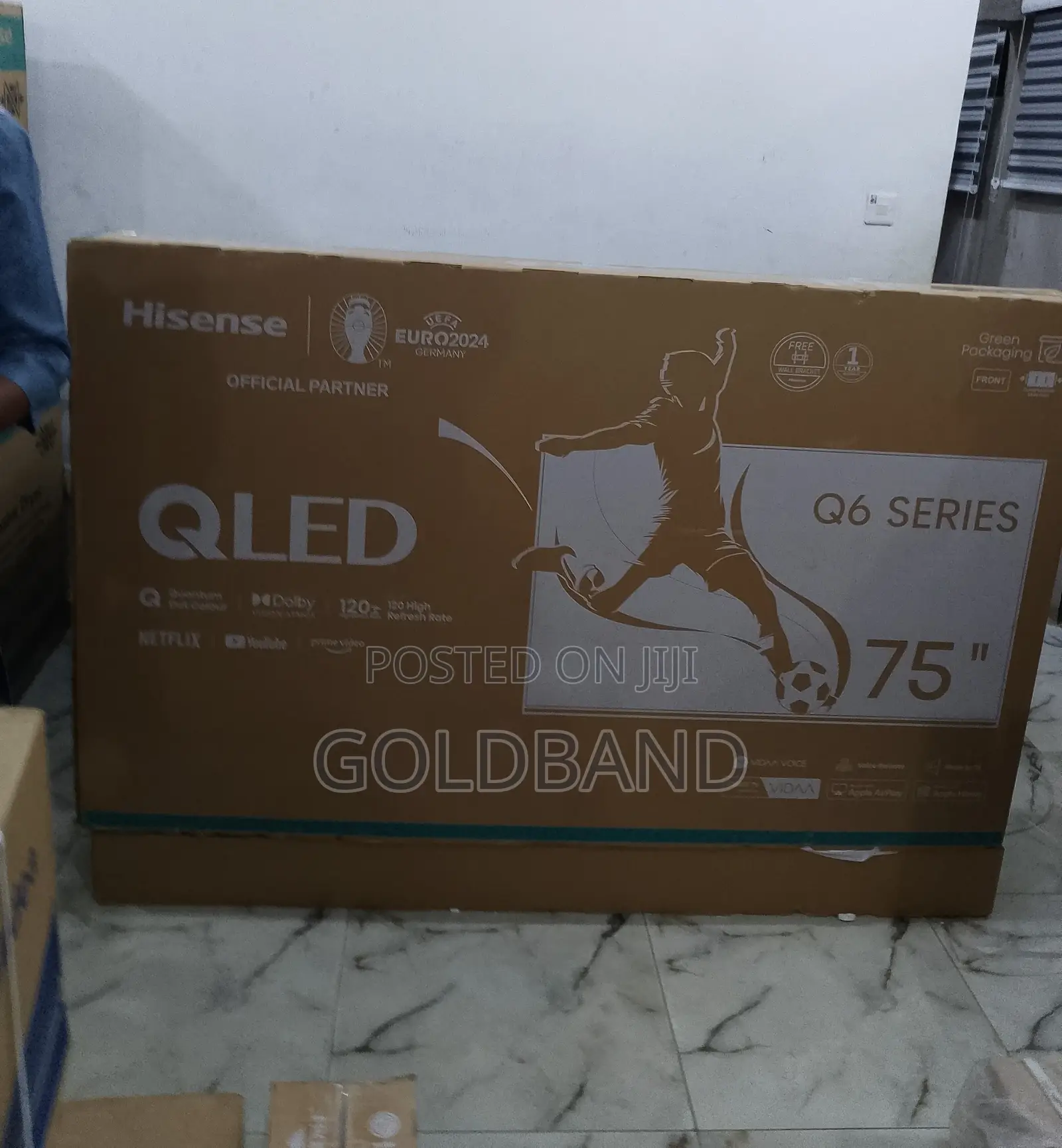 Hisense 75" Qled Dolby Vision 1Q Smart TV (Q6series) 75Q6N