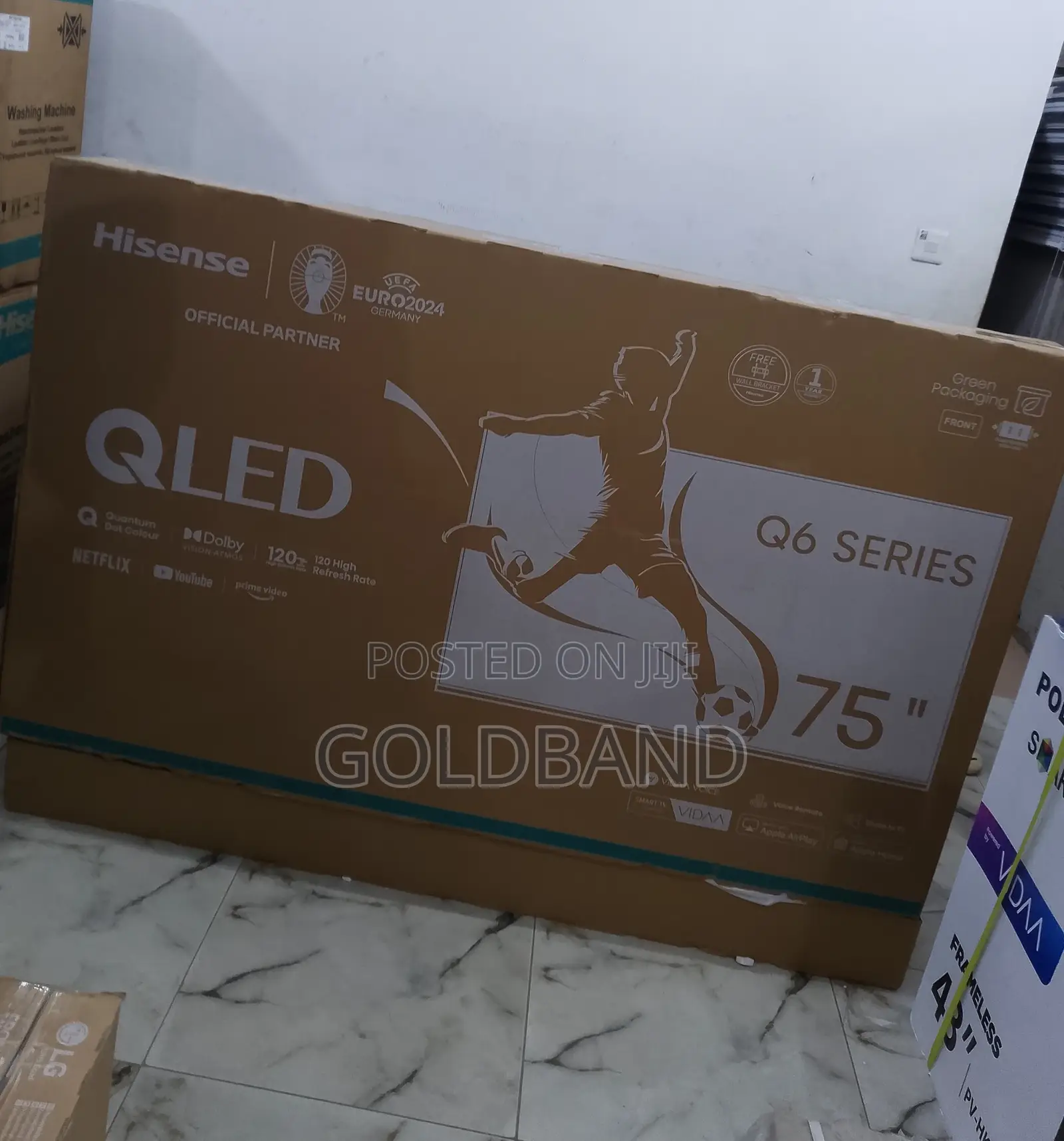 Hisense 75" Qled High Refresh Rate TV (Q6series) 75Q6N