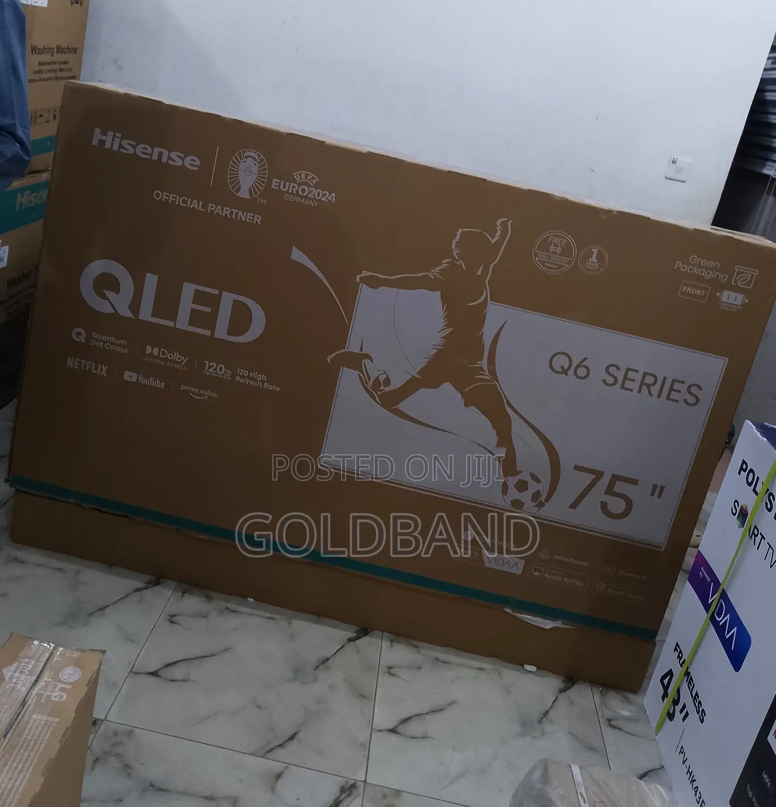 Hisense 75" Qled Voice Remote Q6series Smart TV (75Q6N)