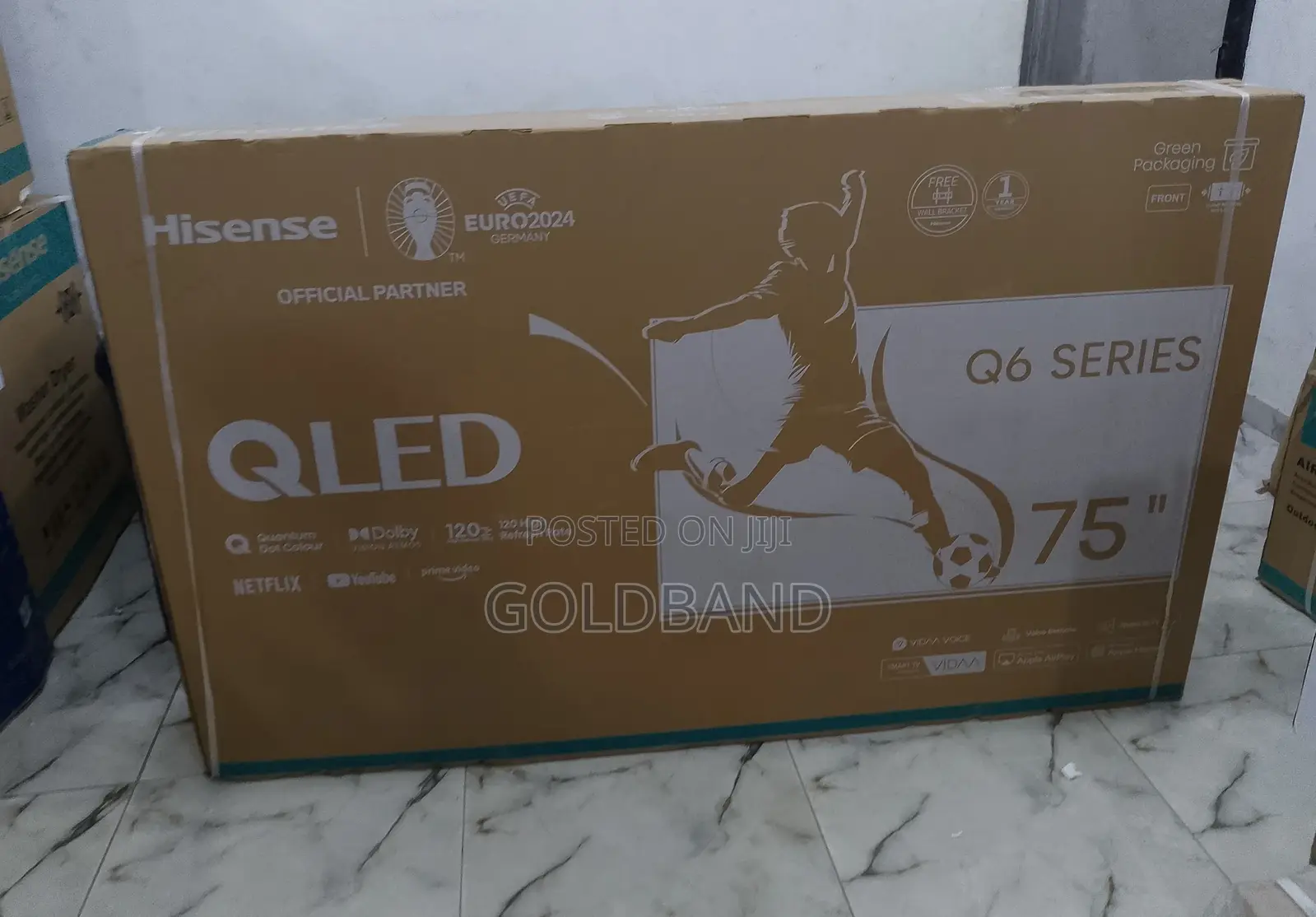 Vibrant Vision Hisense 75" Q6series 4ksmart TV (Qled) 75Q6N