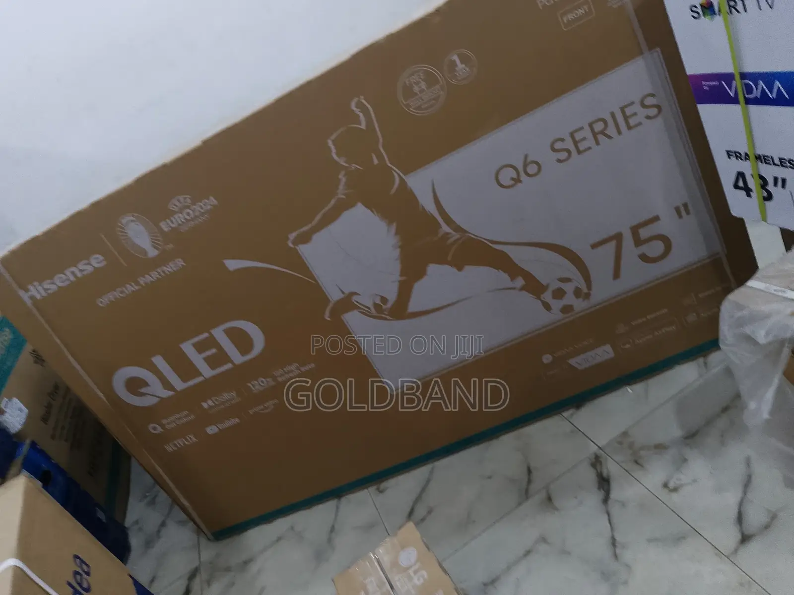 Hisense Qled 75" Q6series High Definition Rate Smart TV