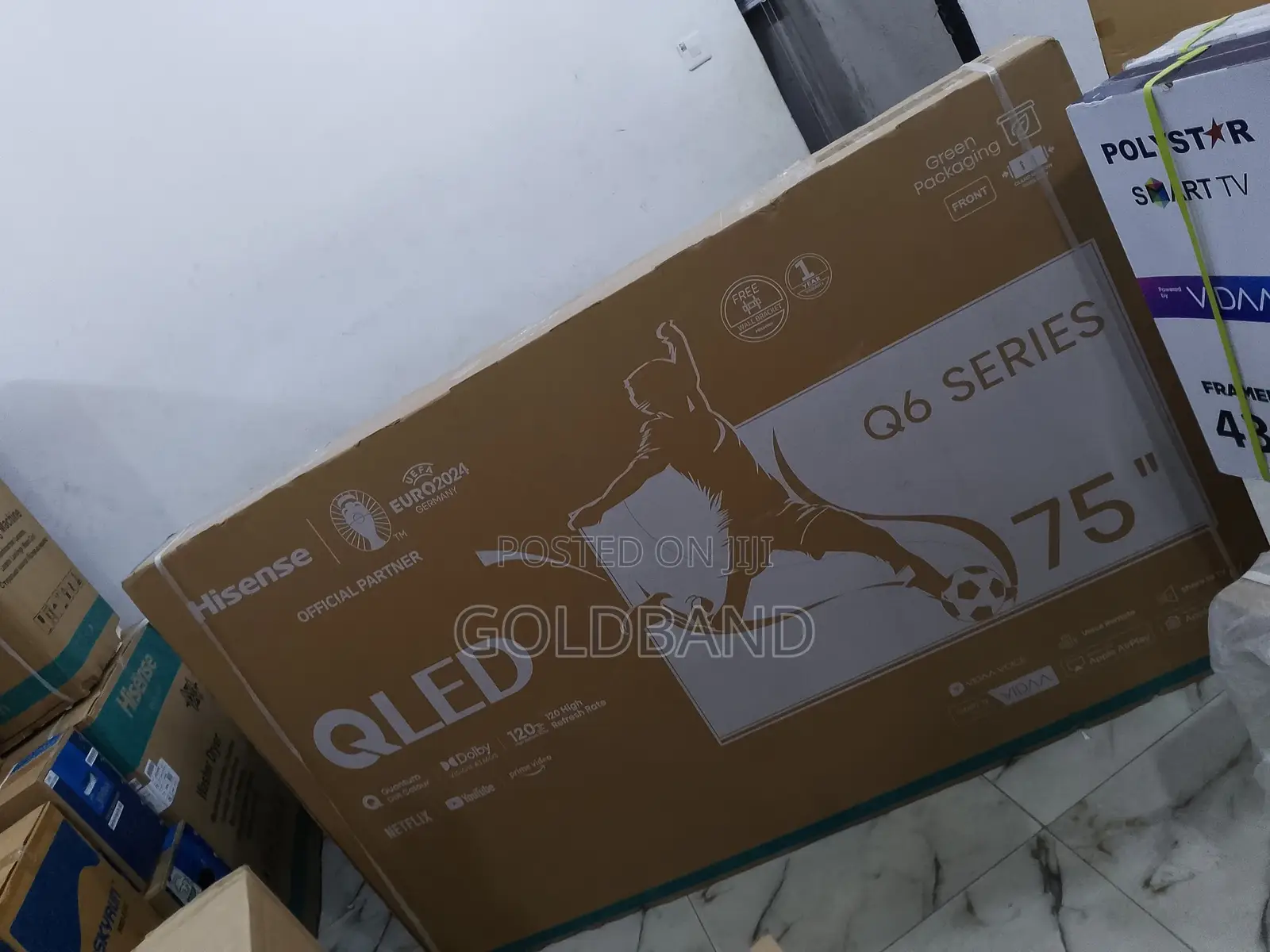Hisense 75" Qled Free Sync Premium Q6series Smart TV (75Q6N)