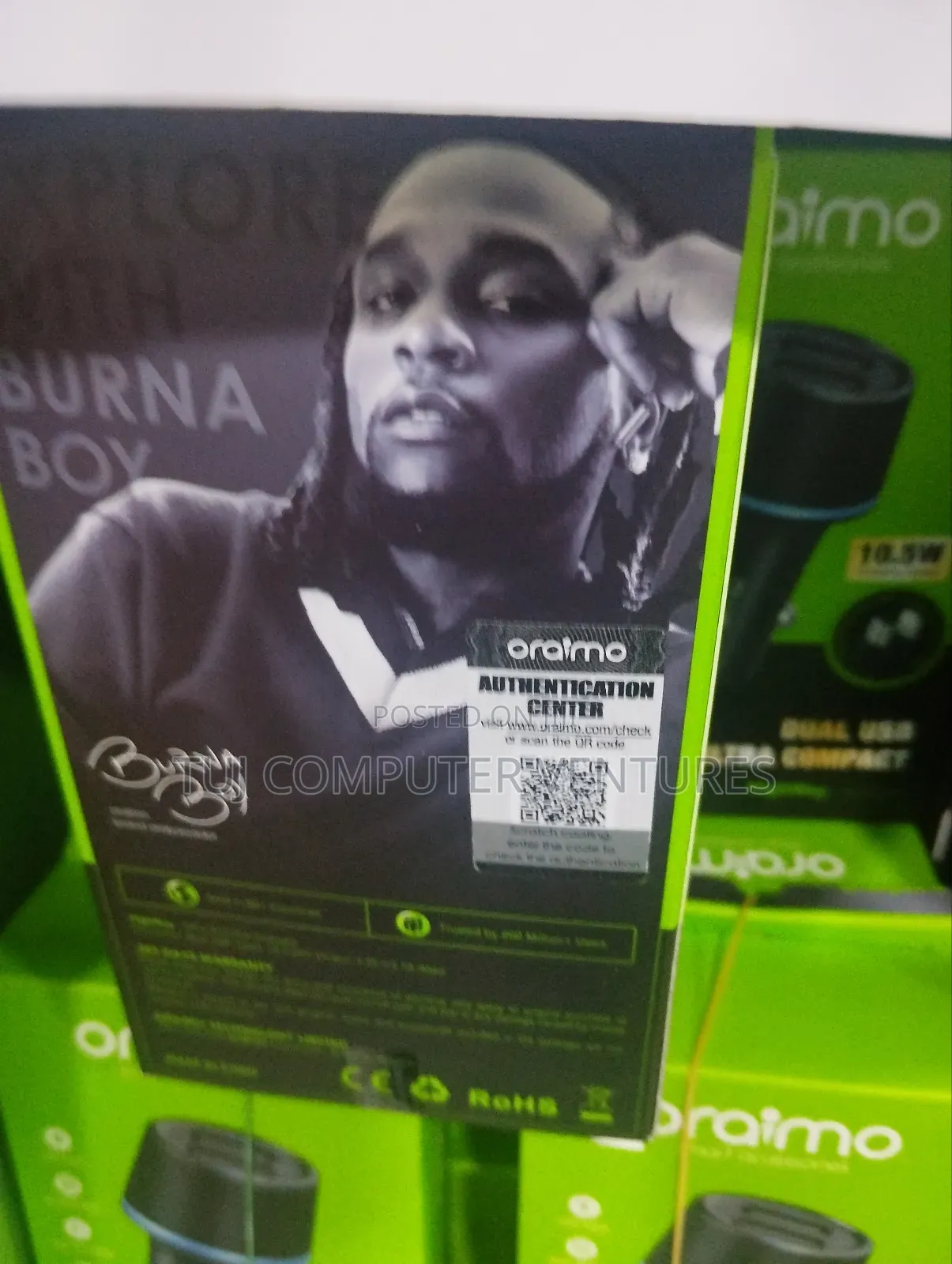 Oraimo Car Charger With Dual Cable