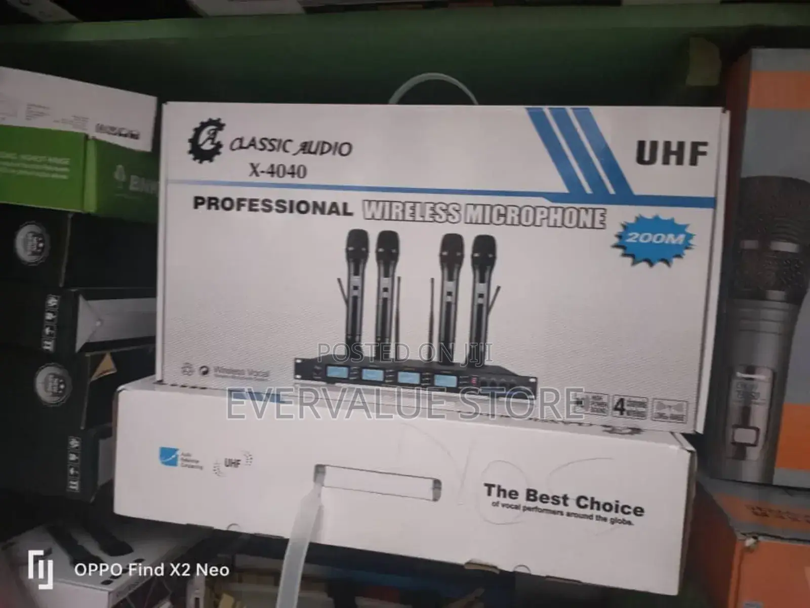 Classic Audio X-4040 Professional Wireless Microphone