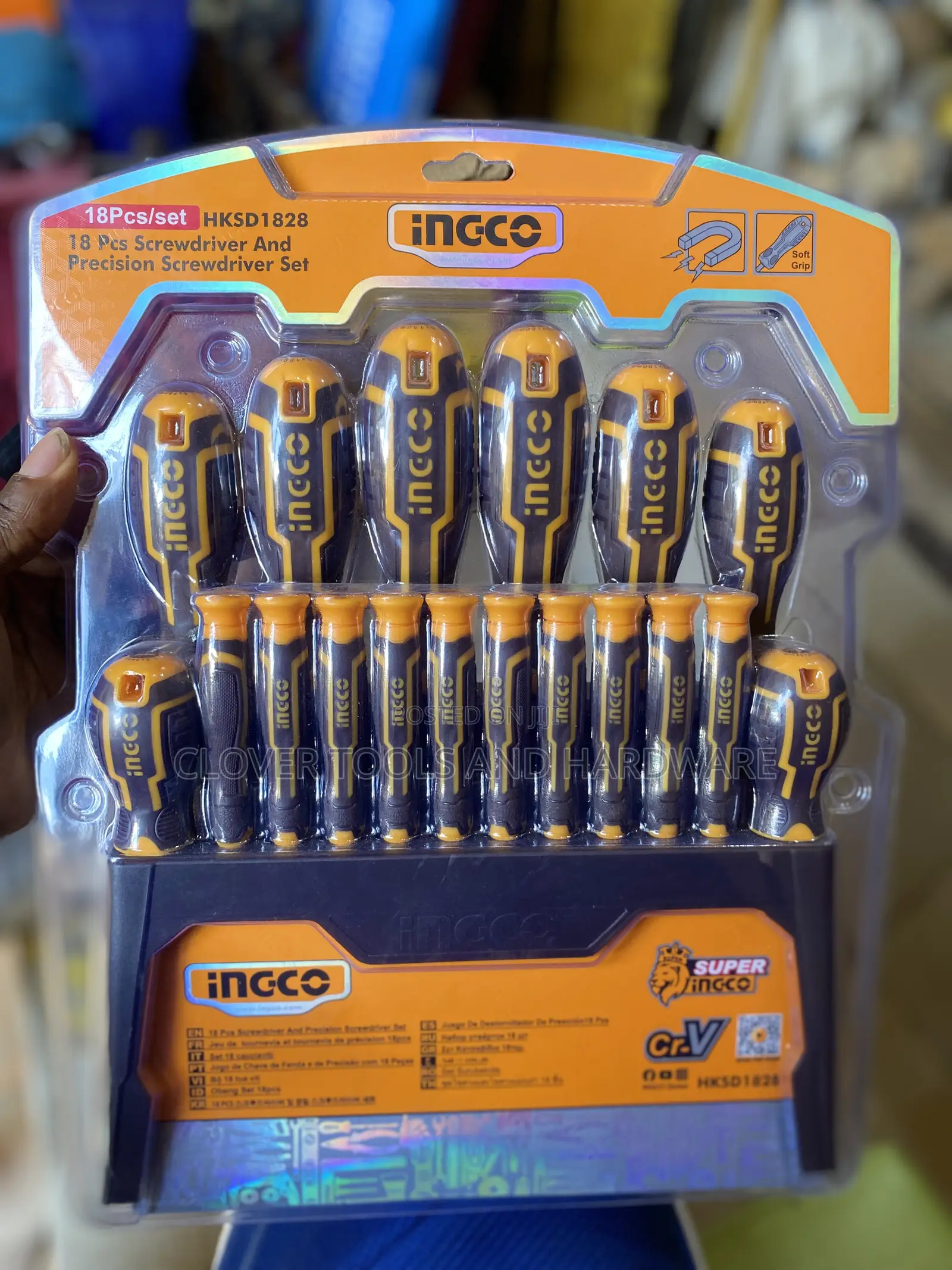 INGCO Tools Kit 18 PCS Screwdriver And Precision (HKSD1828)