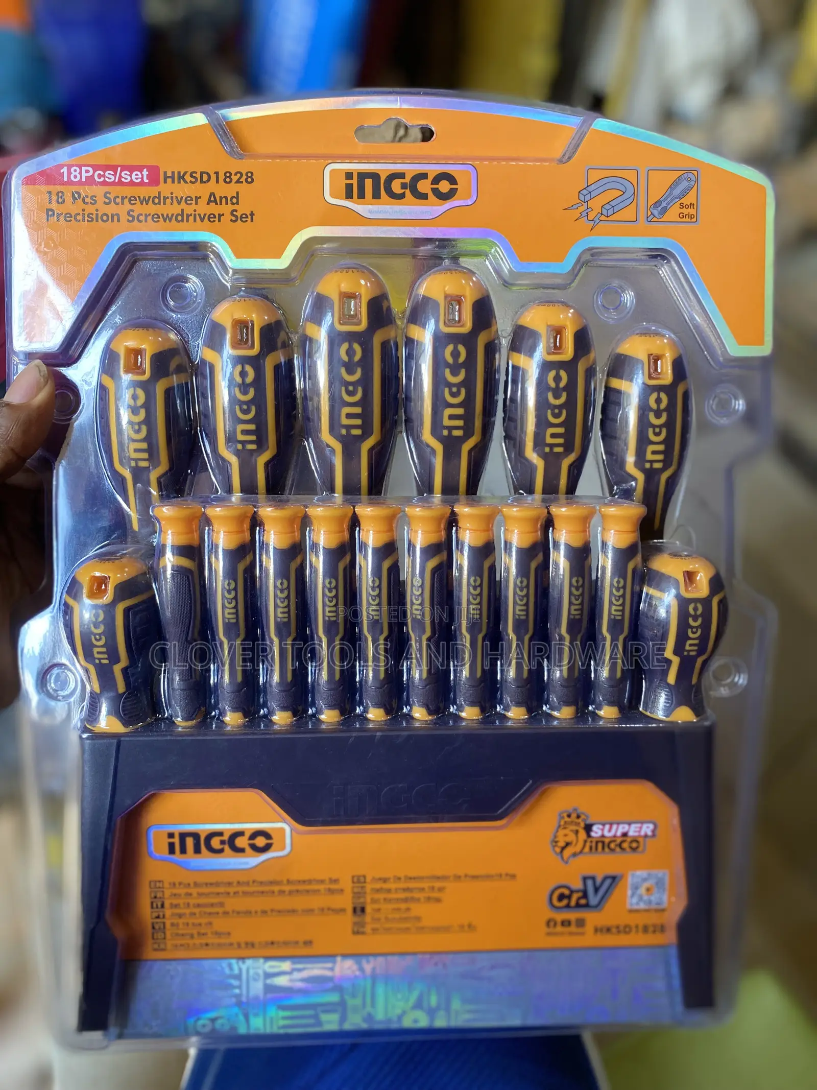 INGCO Tools Kit 18 PCS Screwdriver And Precision (HKSD1828)