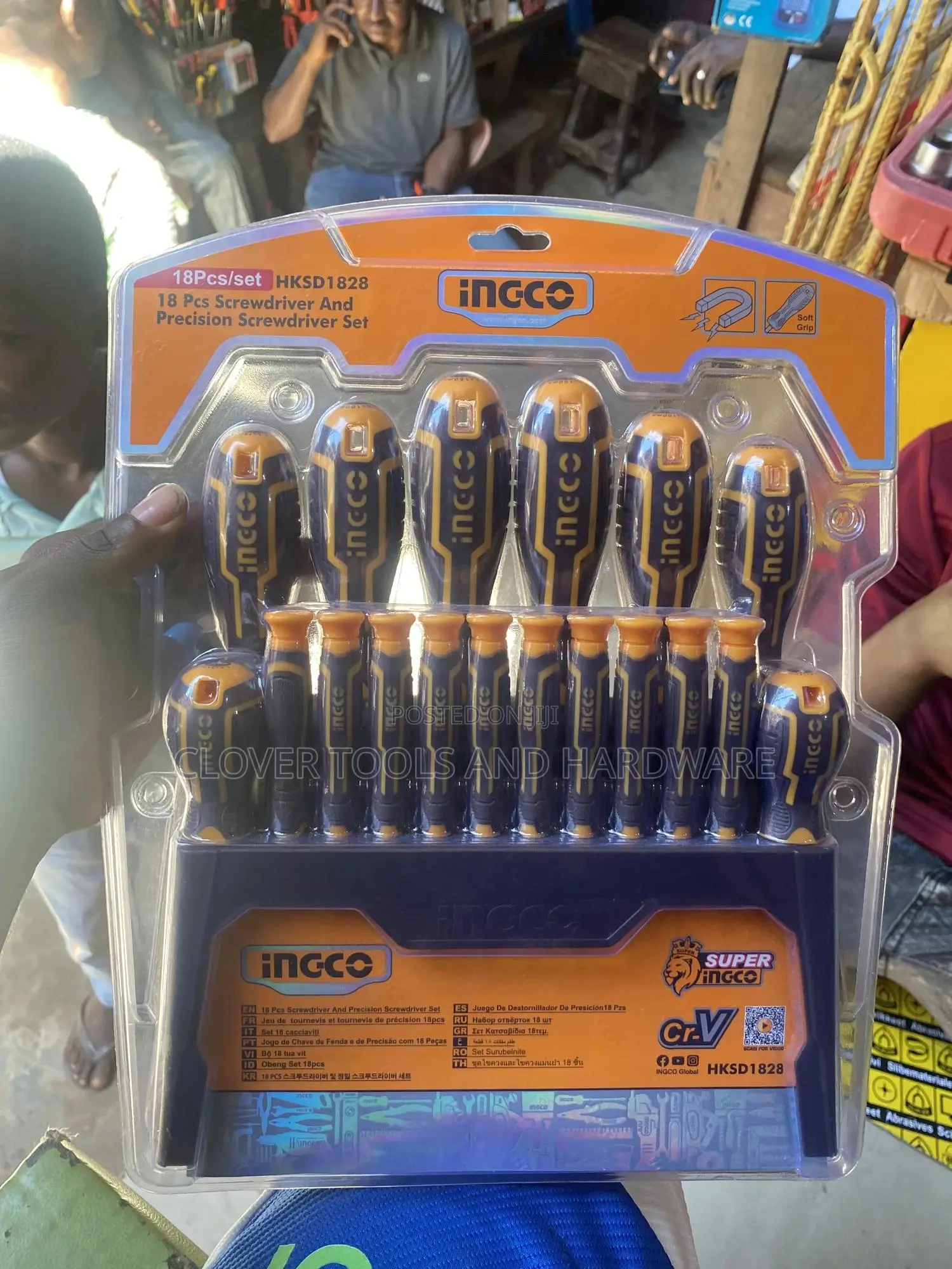 INGCO Tools Kit 18 PCS Screwdriver And Precision (HKSD1828)
