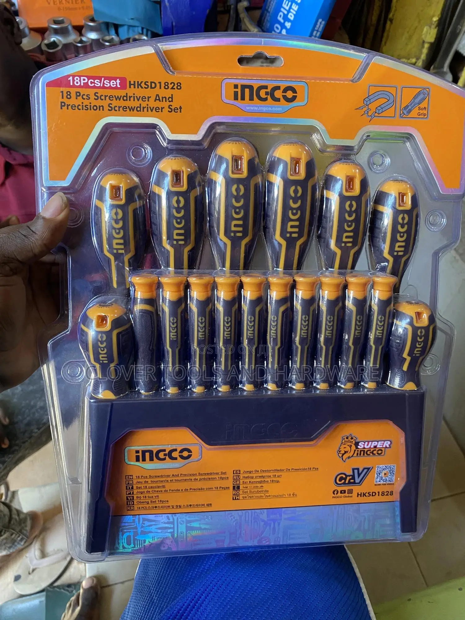 INGCO Tools Kit 18 PCS Screwdriver And Precision (HKSD1828)
