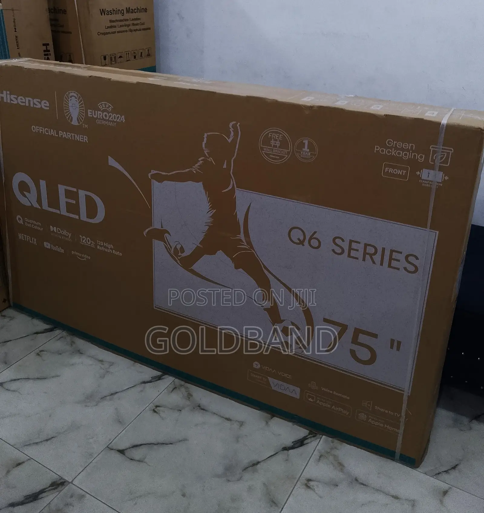 Hisense 75inches Q6series High Refresh Rate Smart Tv (Qled )