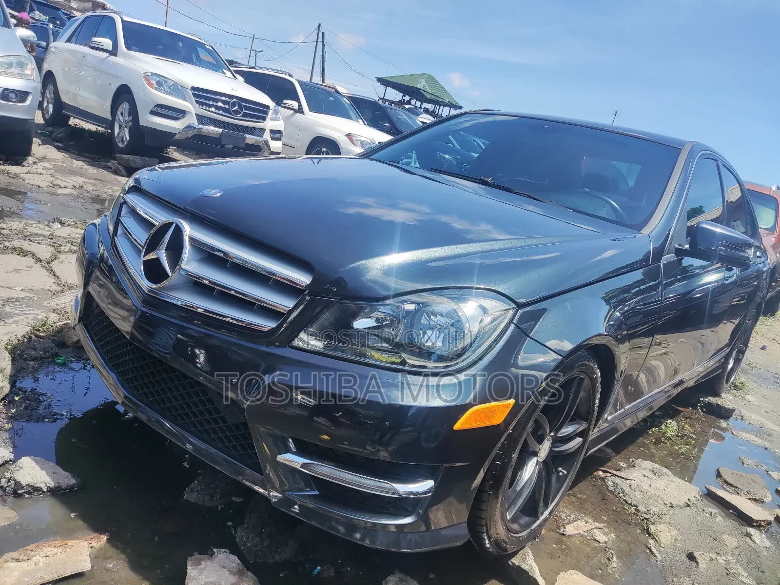 Mercedes-Benz C300 Sport 4Matic Sedan AWD (3.0L 6cyl 7A) 2012 Black