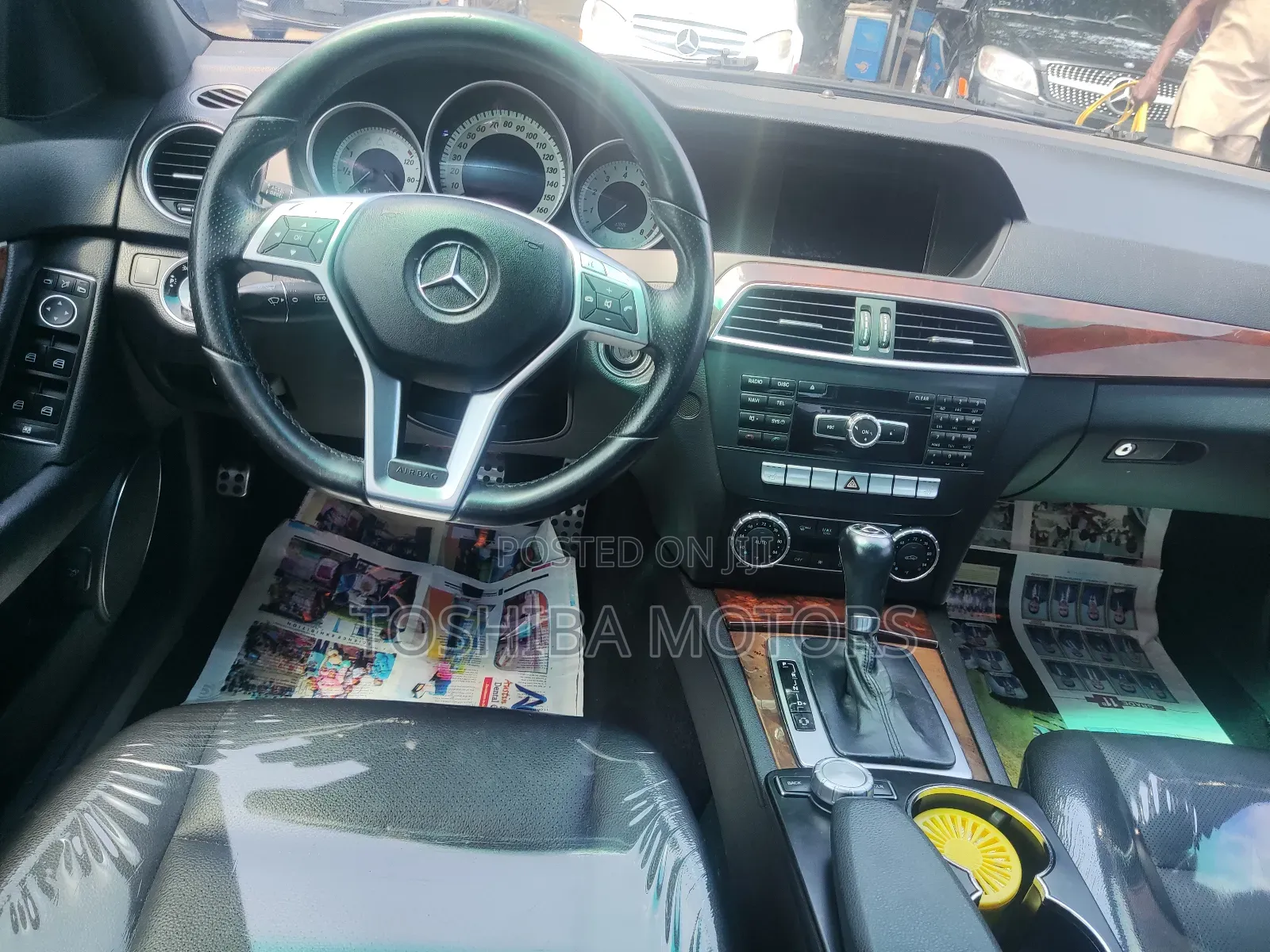 Mercedes-Benz C300 Sport 4Matic Sedan AWD (3.0L 6cyl 7A) 2012 Black