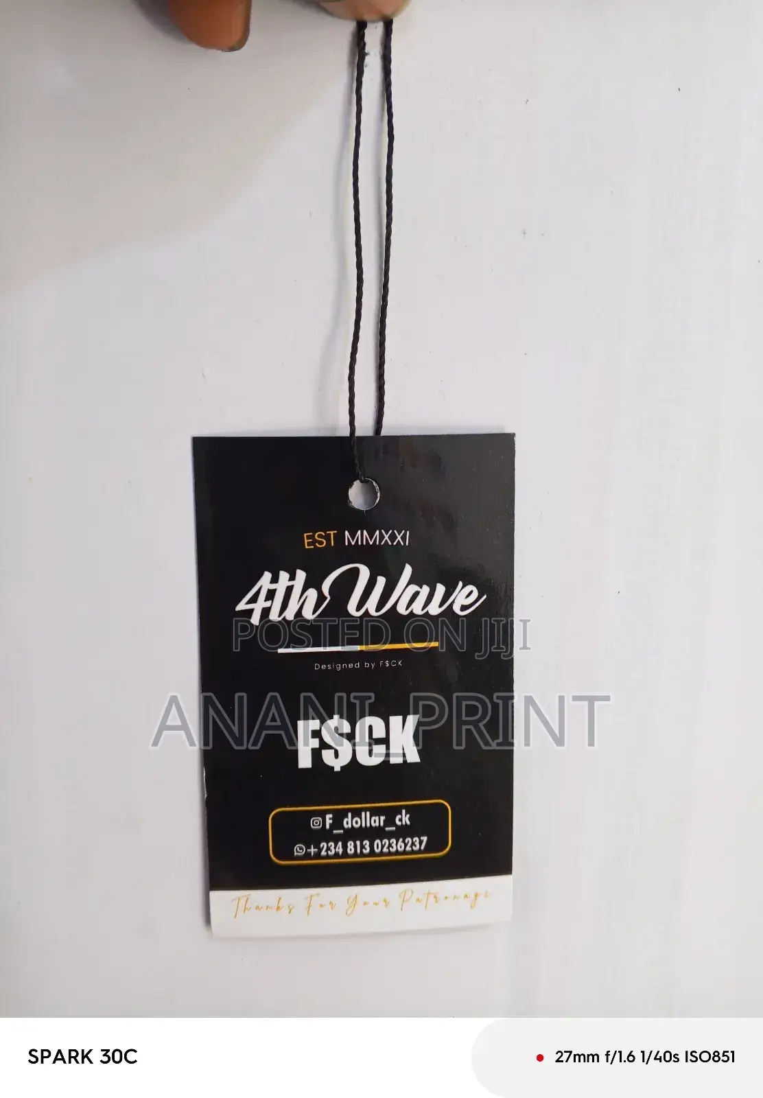 Clothes Tag