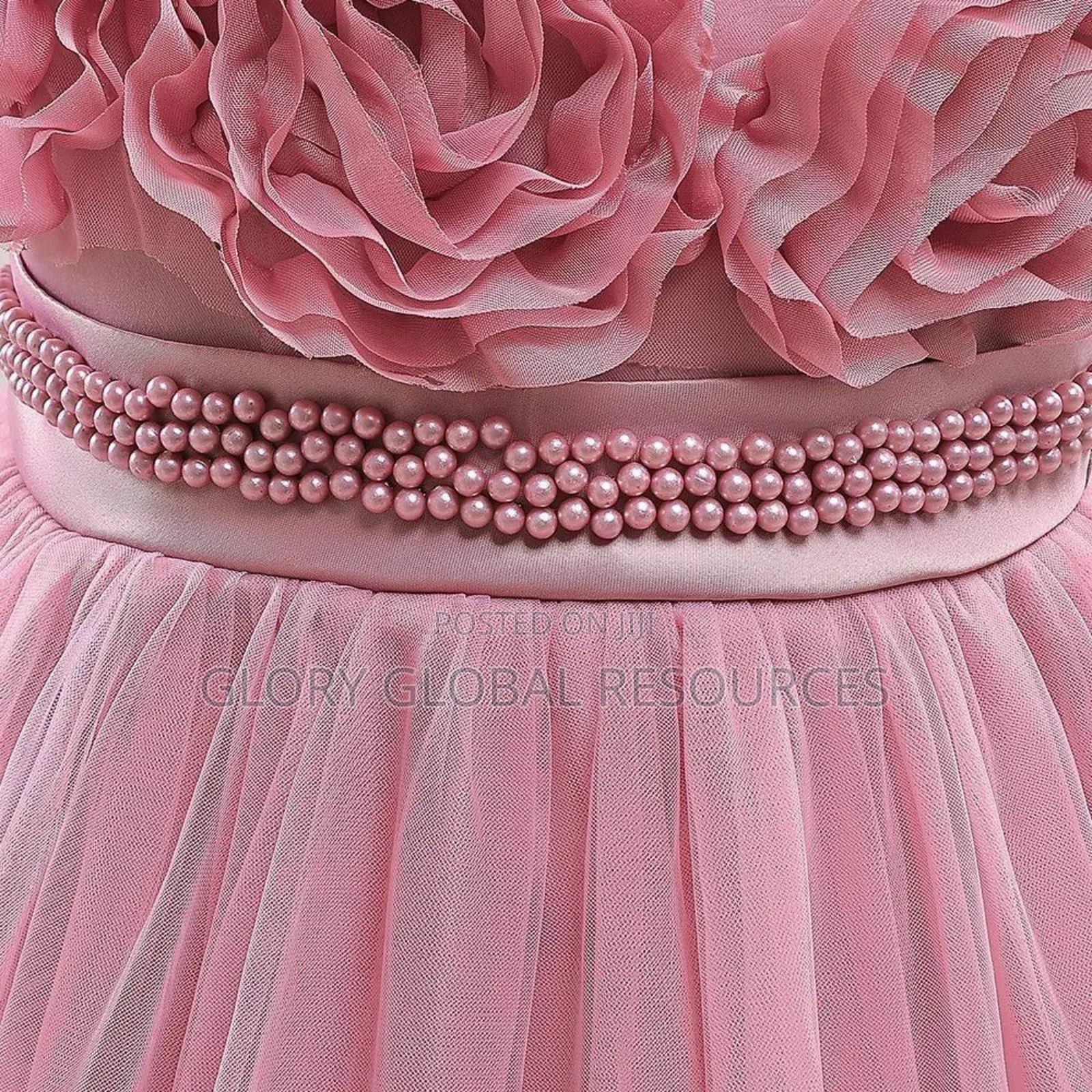 Amy Stylish Big Girls Sleeve Fluffy Flower Luxury Ball Gown