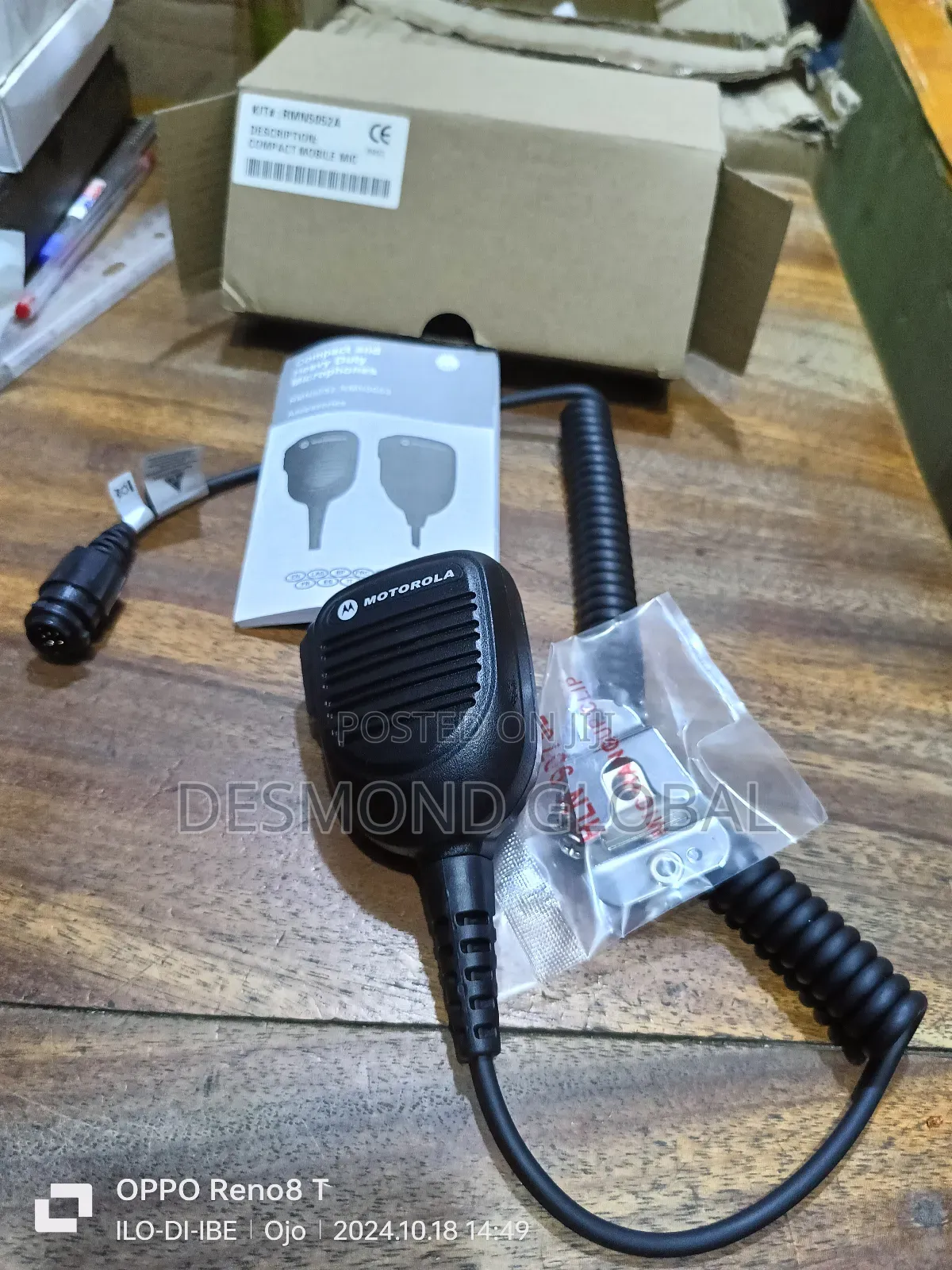 Motorola DM Base Microphone
