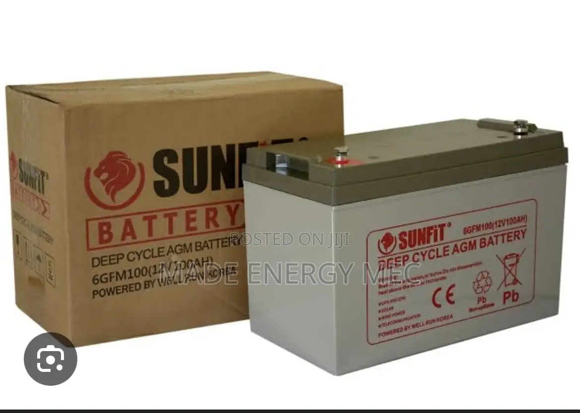 Sunfit Battery Deep Cycle 100 Ah