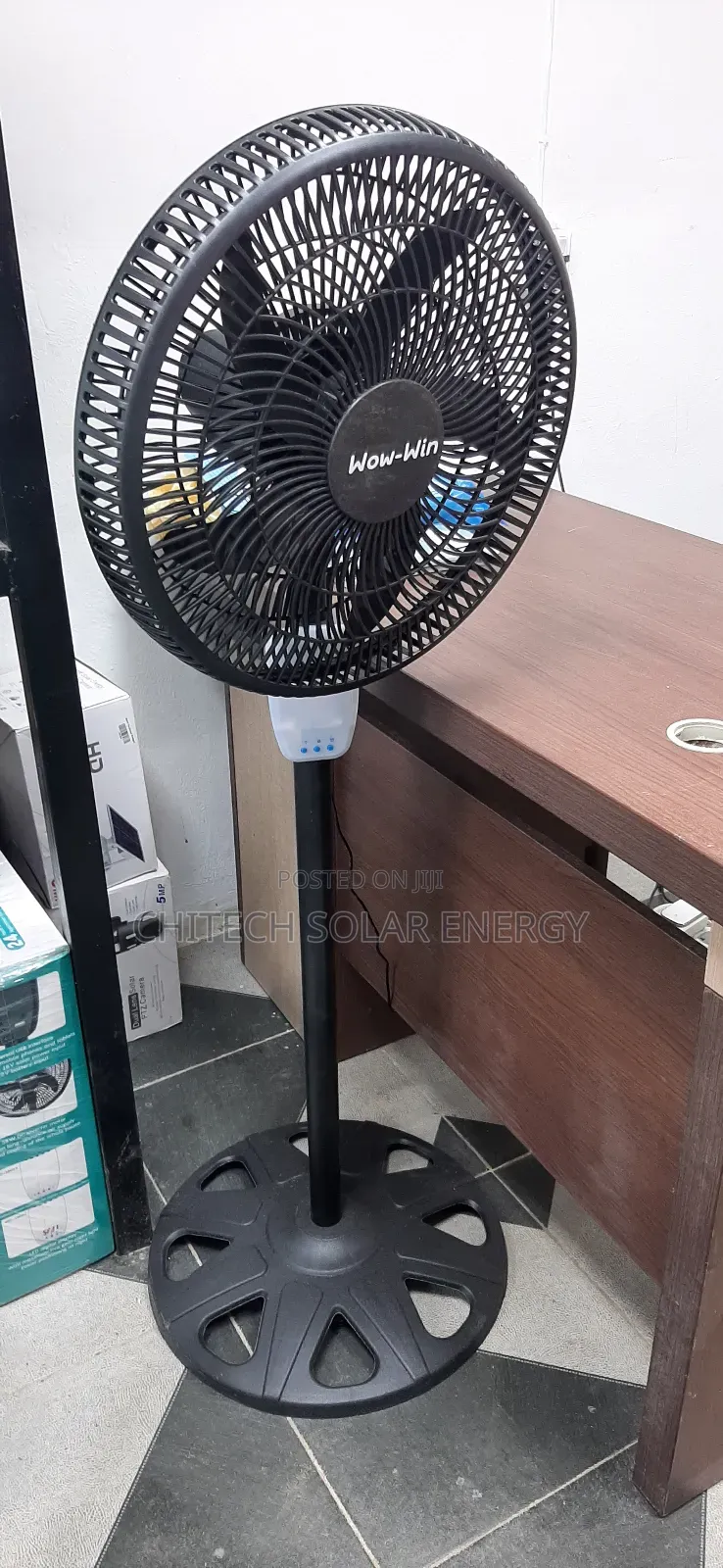 Rechargeable Solar Fan