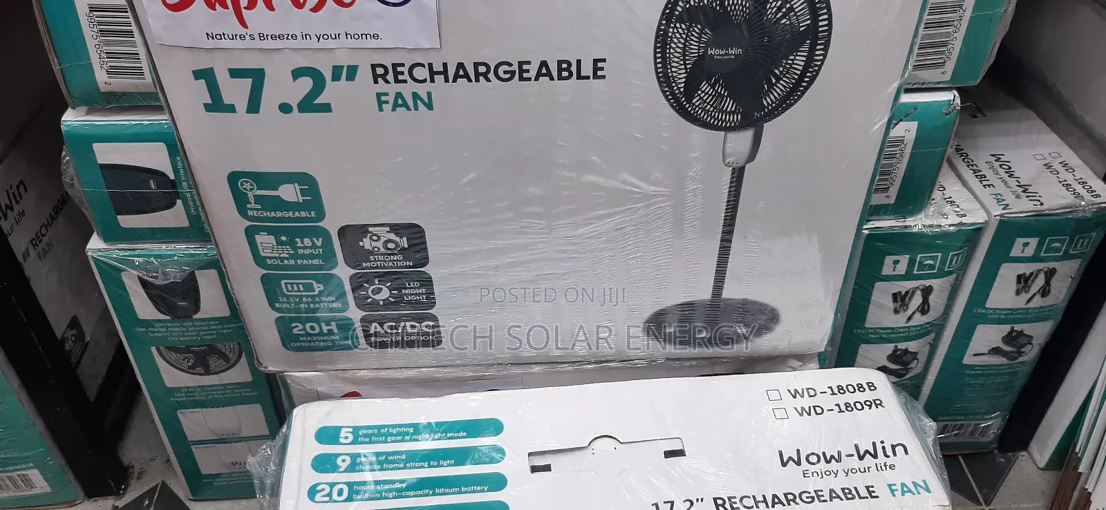 Higher Quality Solar Fan With Panels