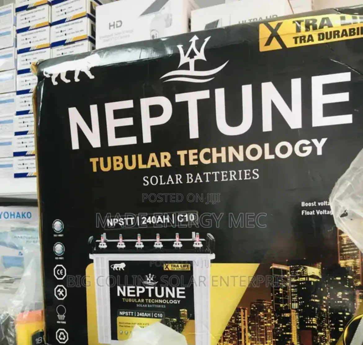 Neptune Tubular Battery 240ah