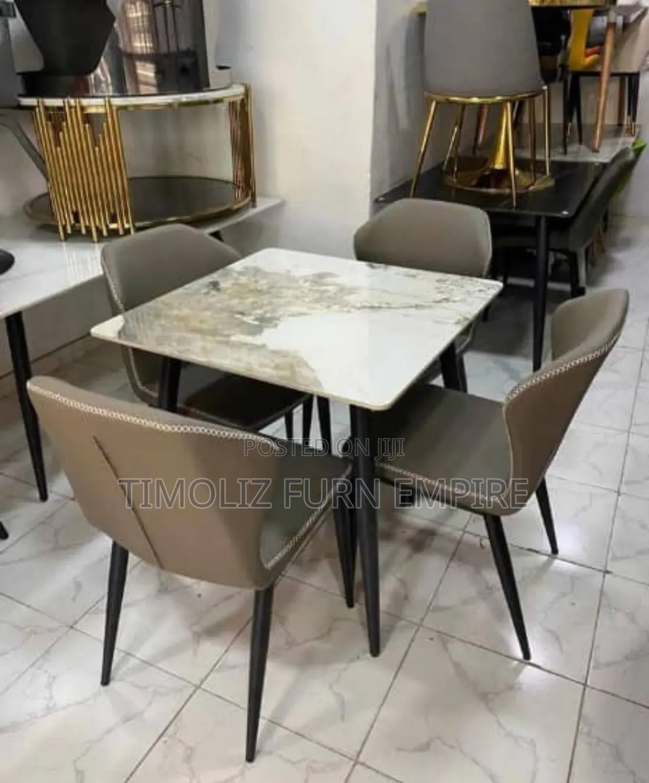 4seaters Classic Modern Dining Set.