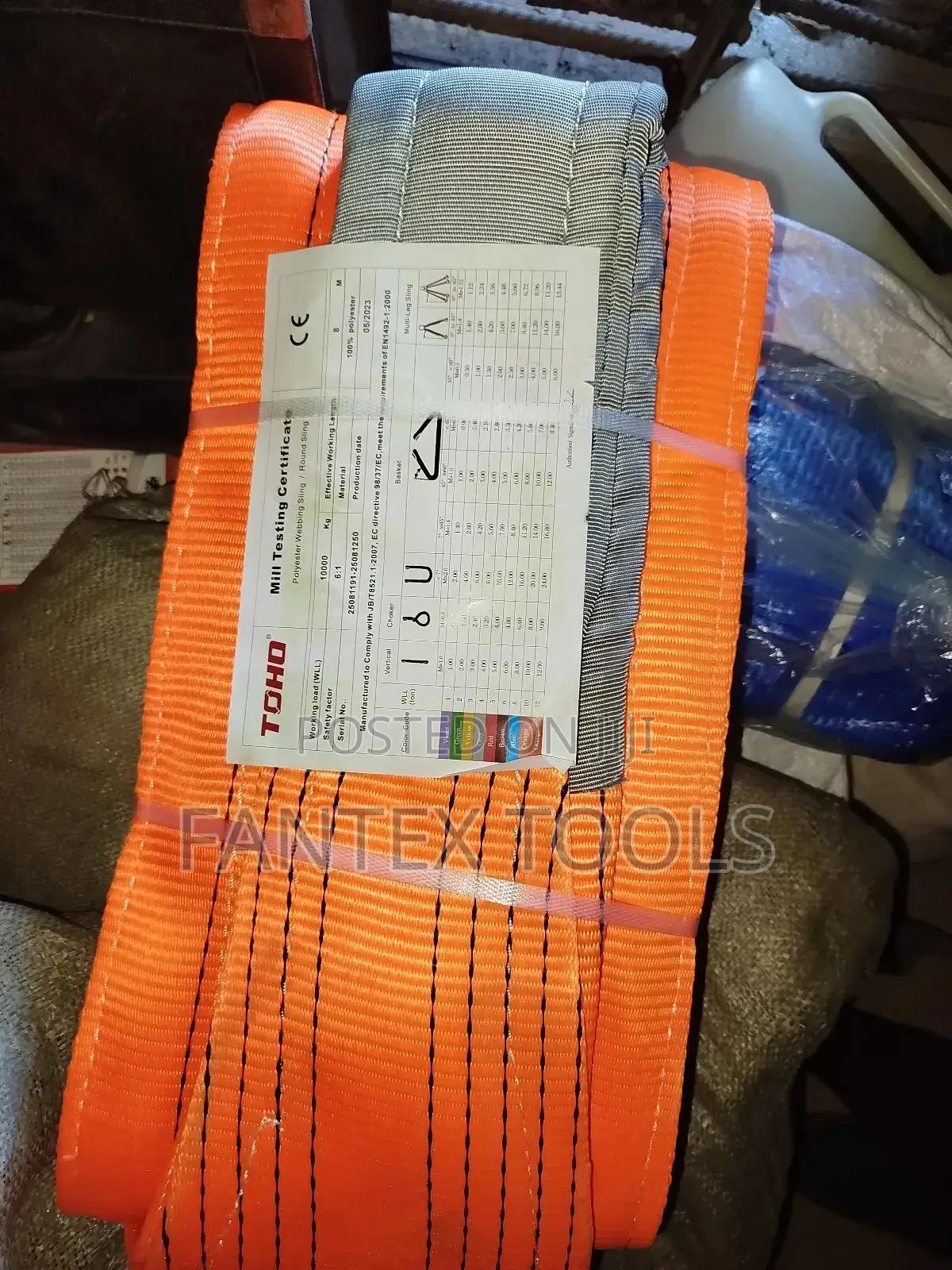 Lifting Belt 10 Ton By 8m