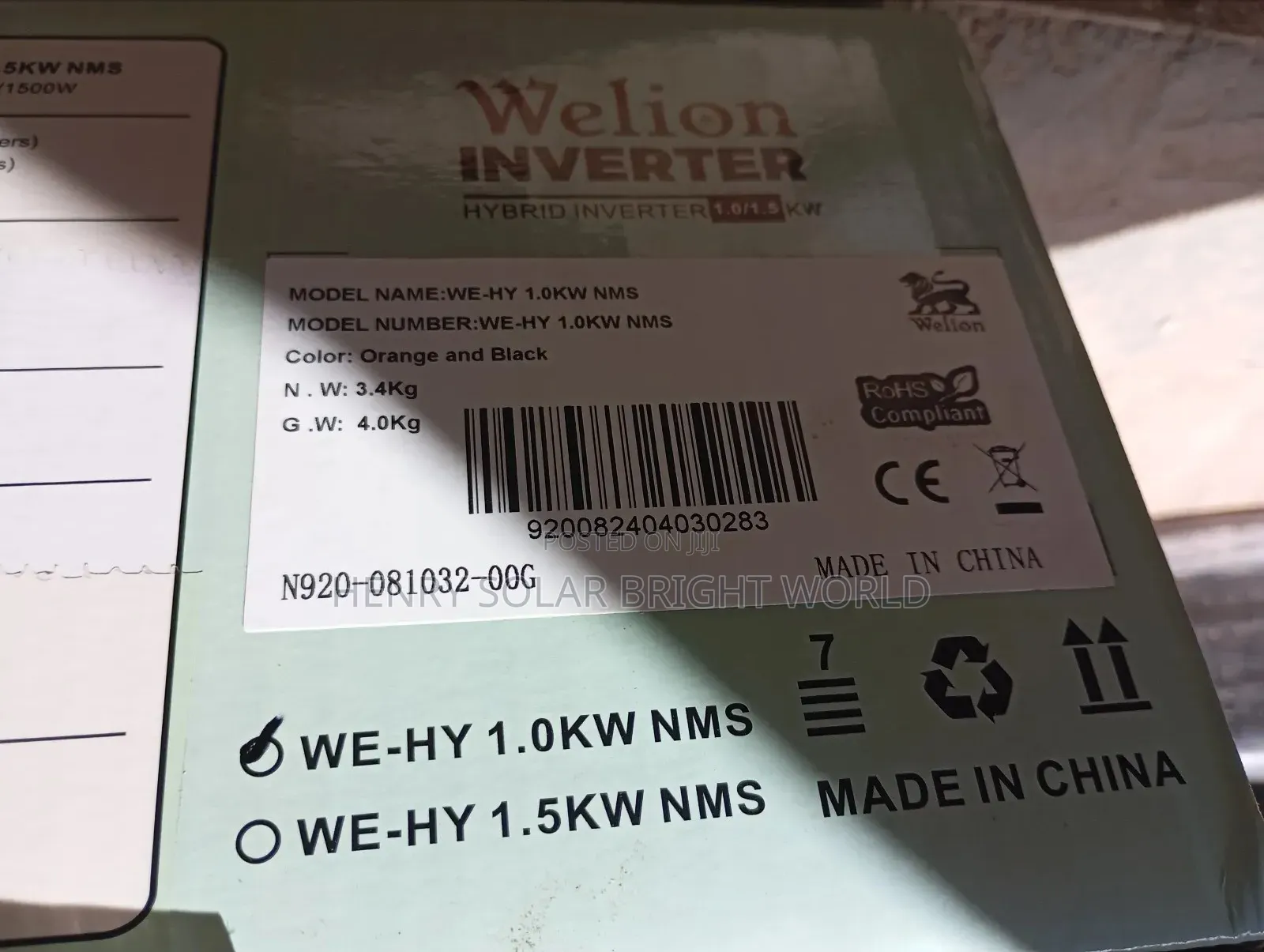 Willion 1kva 12v Inverter Hibrid
