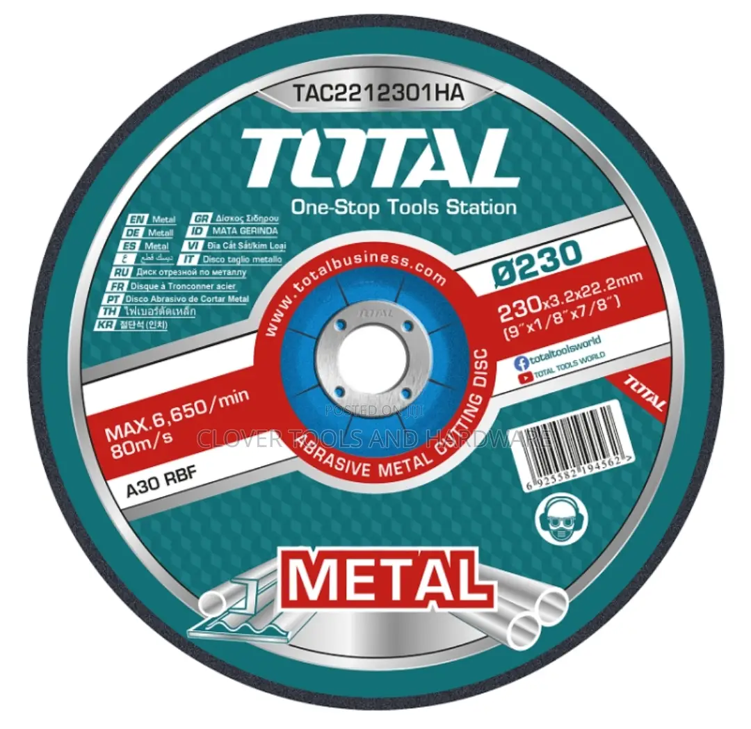 Total 25PCS Abrasive Metal Cutting Disc Set TAC2212301HA