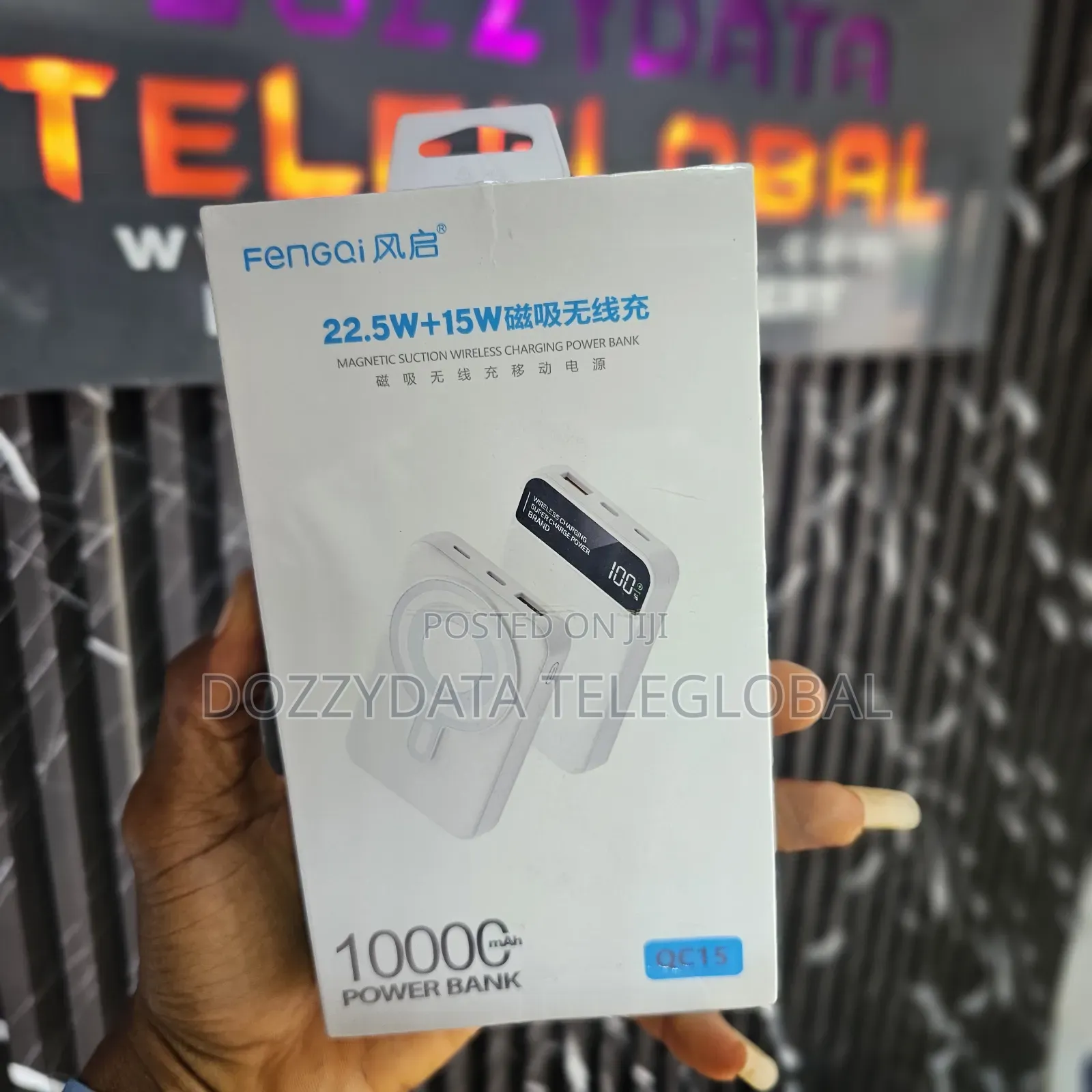 Fengqi 10000mah 22.5W Qc15 Magnetic Wireless Powerbank