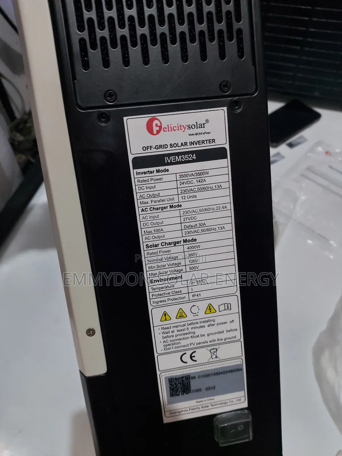 Original Felicity Inverter 3.5kva 24v Ivem