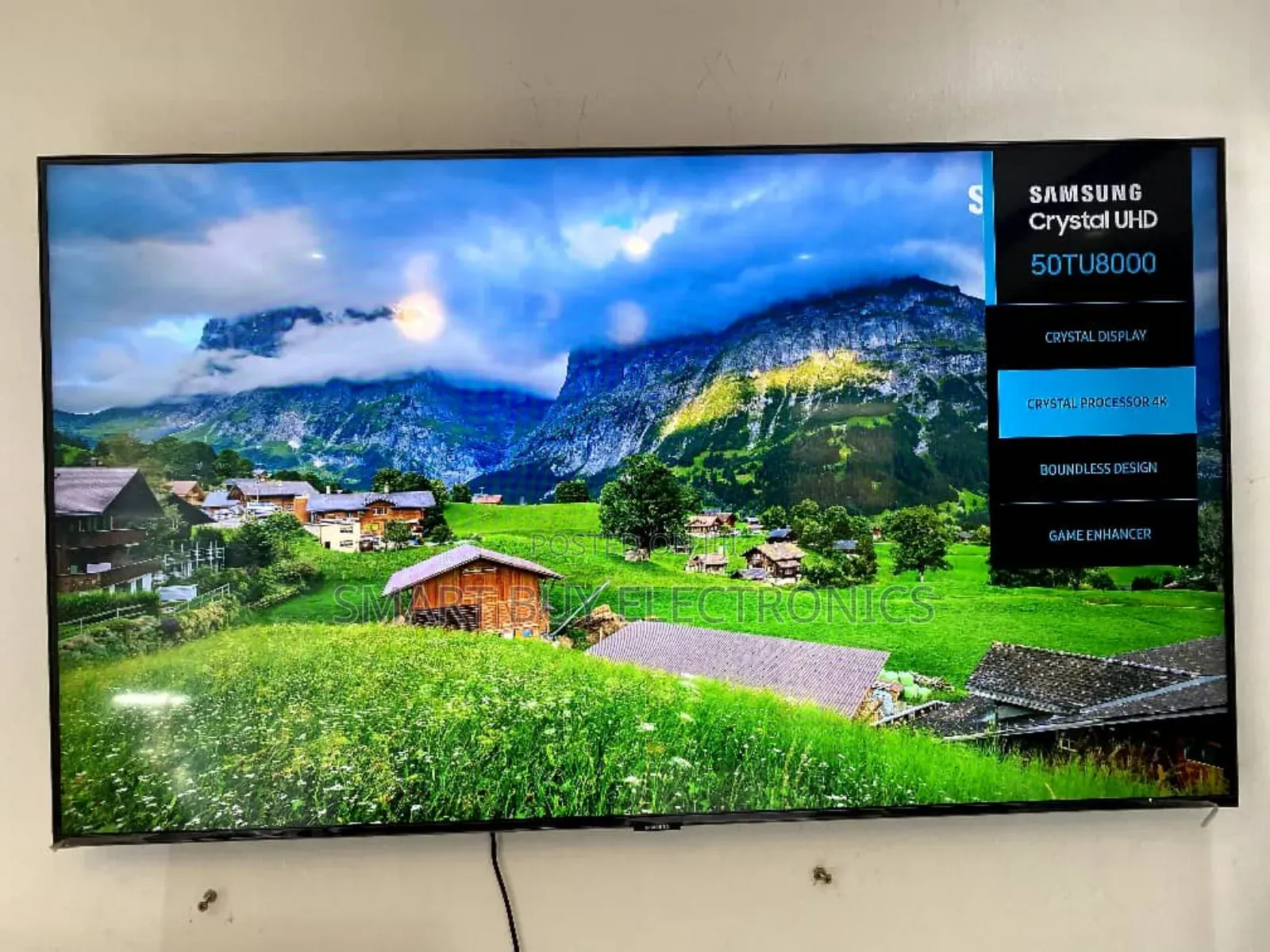 Samsung Tu8000 50" Class HDR Uhd Smart LED TV