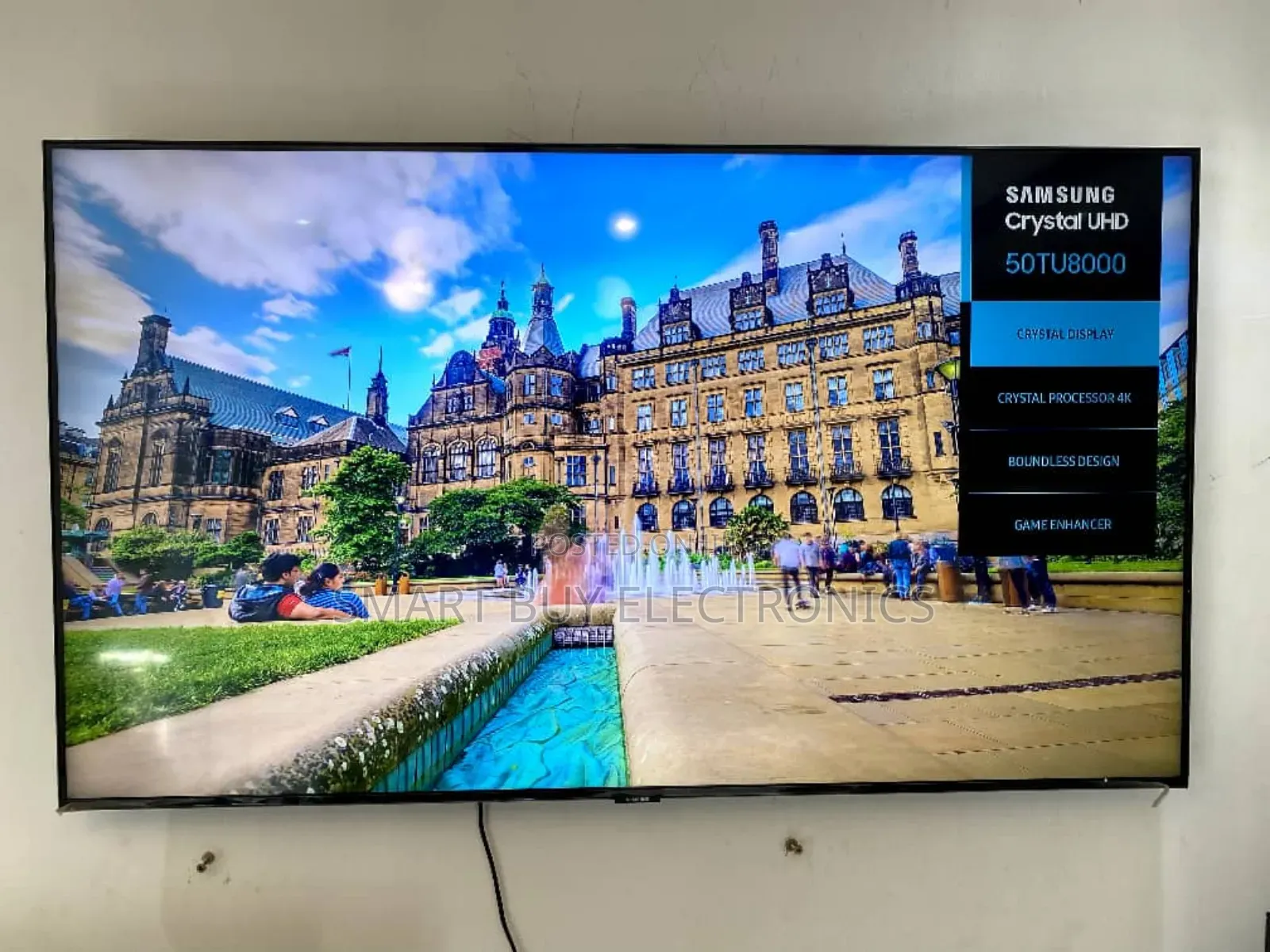 Samsung Tu8000 50" Class HDR Uhd Smart LED TV