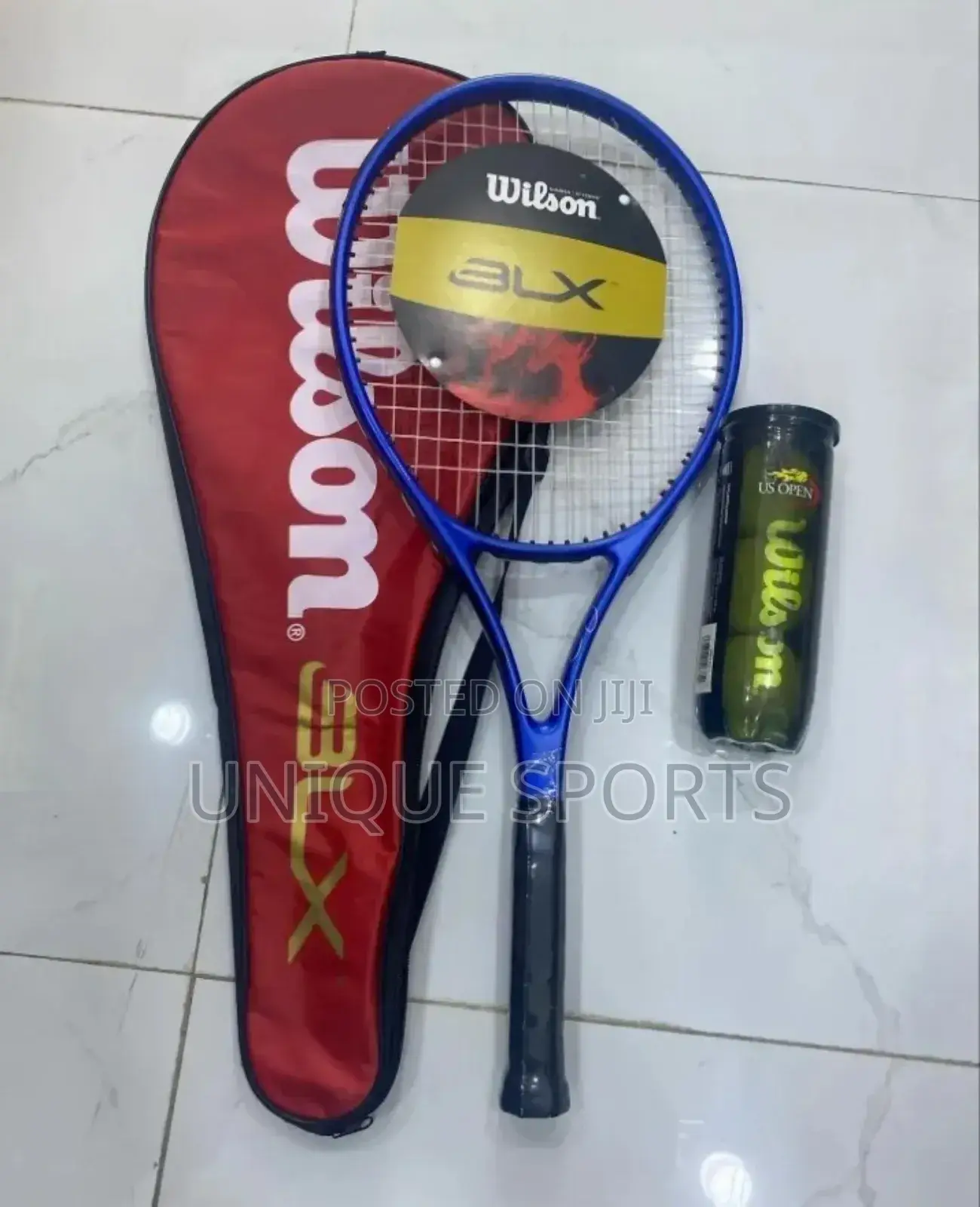 Wilson Tennis Racket+Cover and 3 Tennis Balls- Premium Set