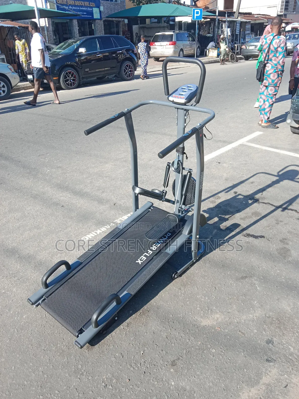 Power Flex Non-Electrical Manual 4-in-1 Multi Treadmill