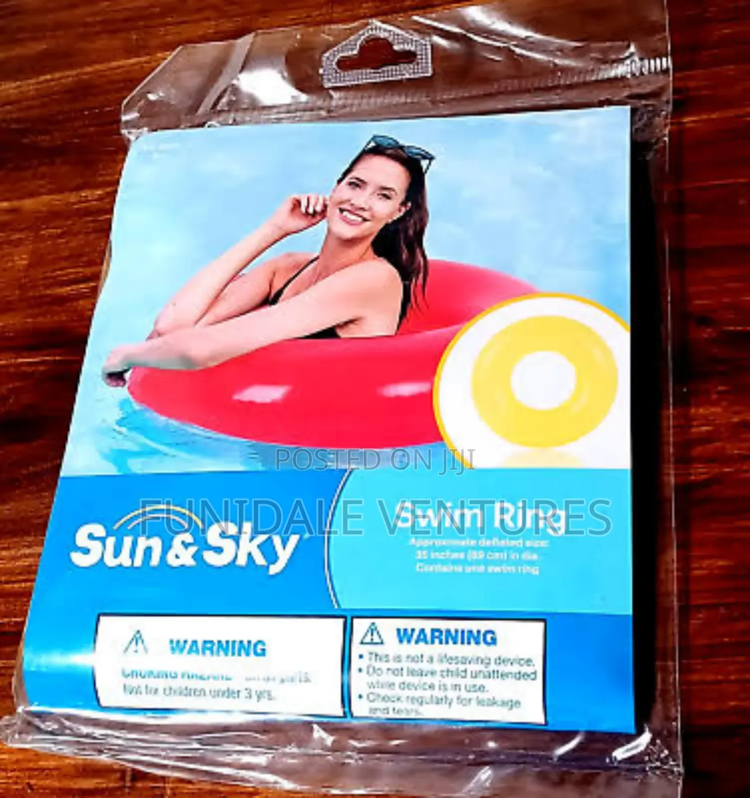 35" Diameter Swim Ring