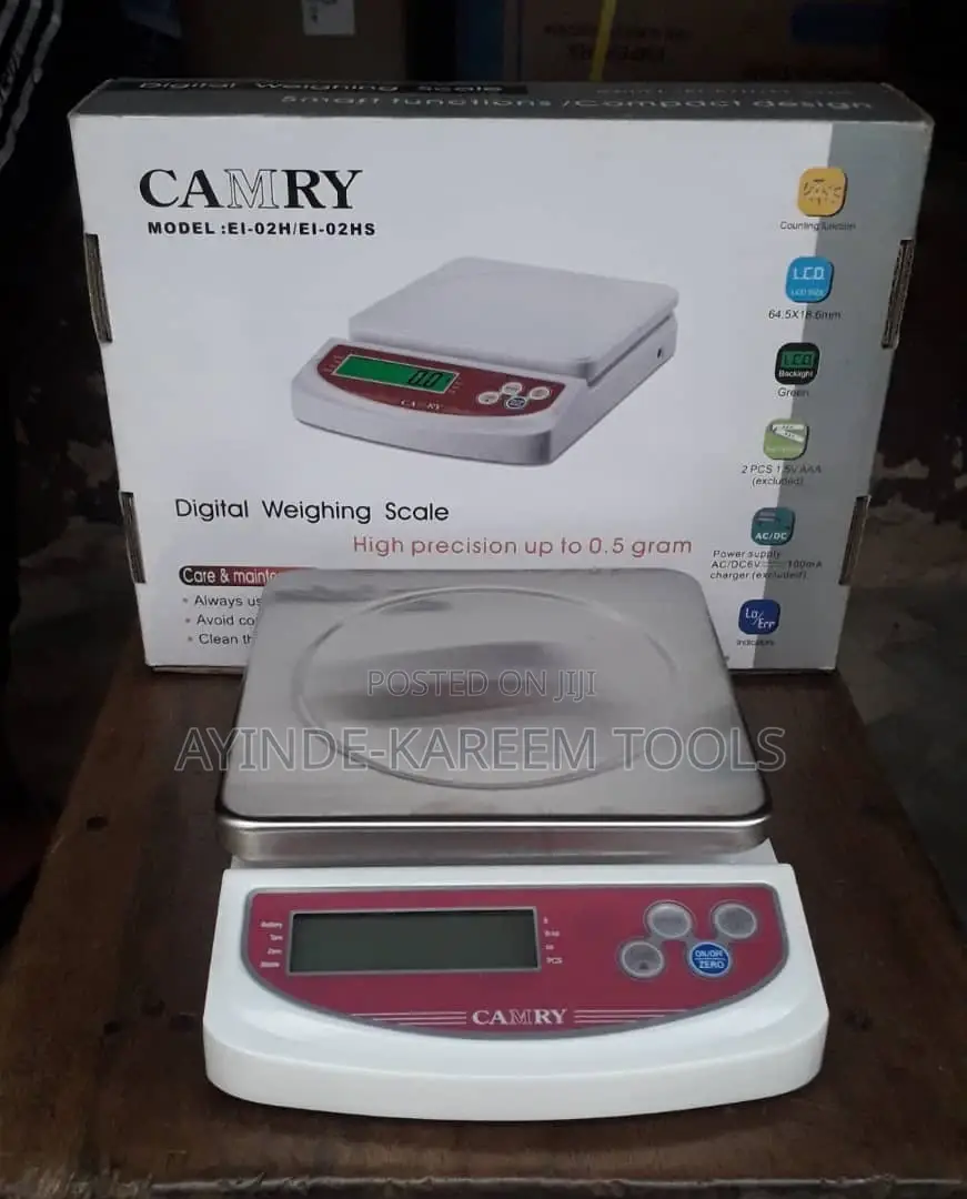 Kitchen Digital Weighing Scale(Camry)Upto 5gram