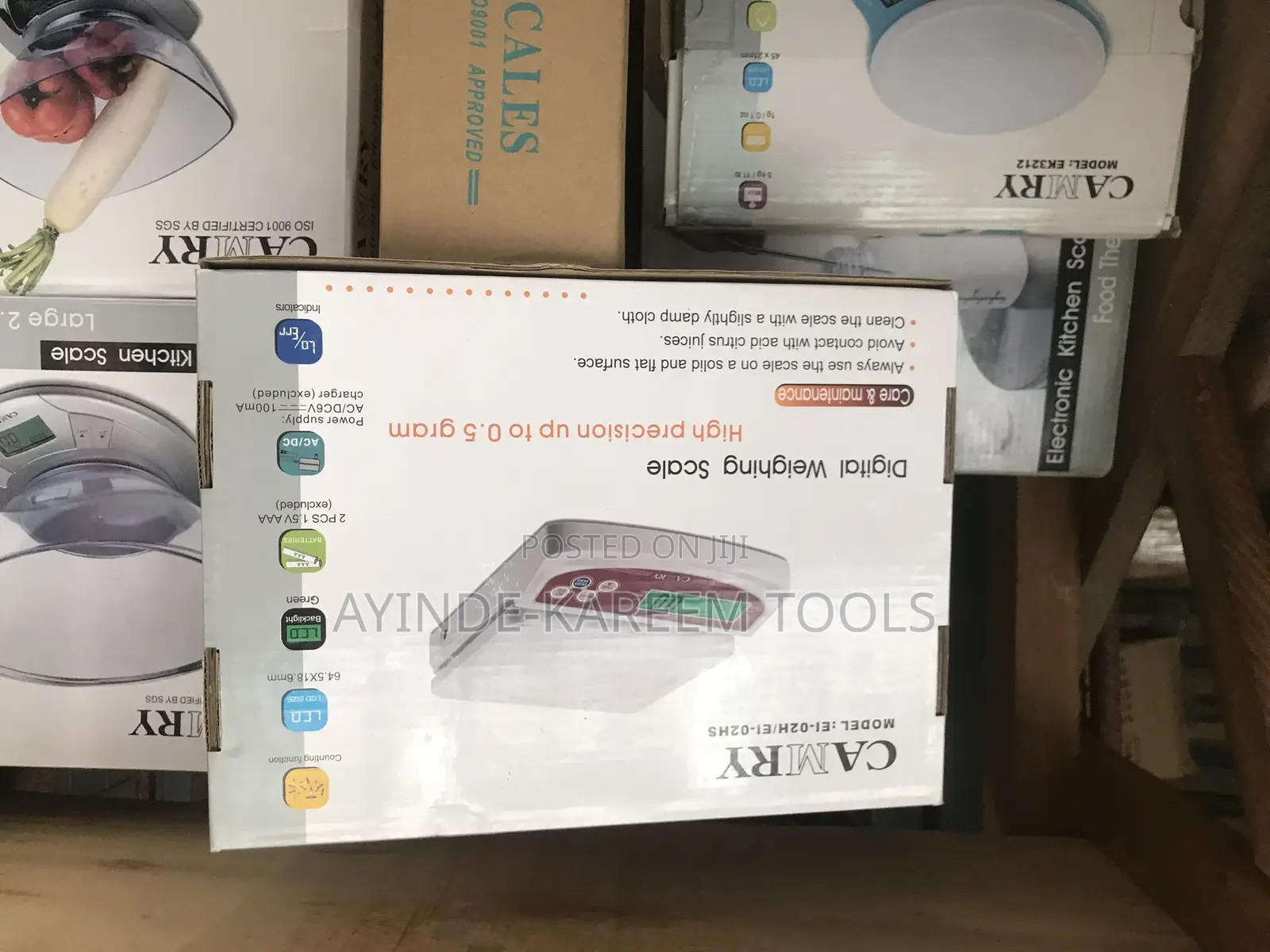 Kitchen Digital Weighing Scale(Camry)Upto 5gram