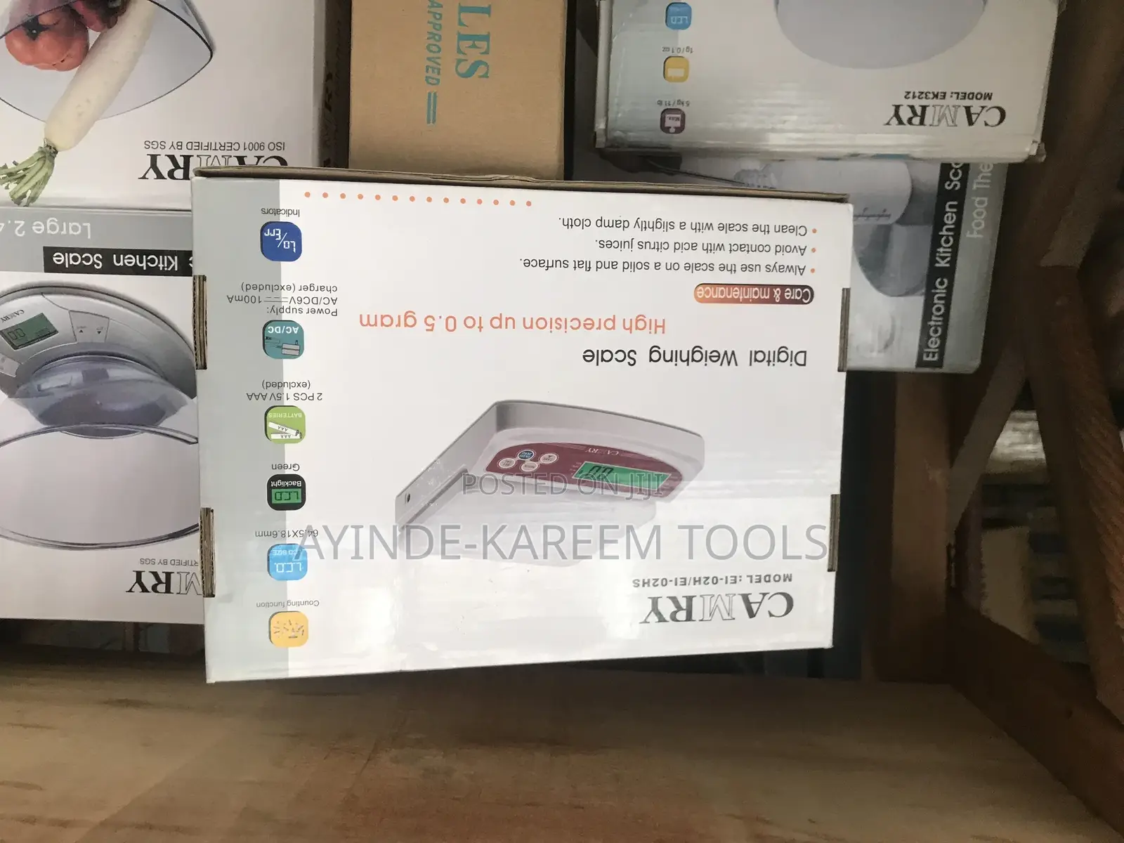 Kitchen Digital Weighing Scale(Camry)Upto 5gram